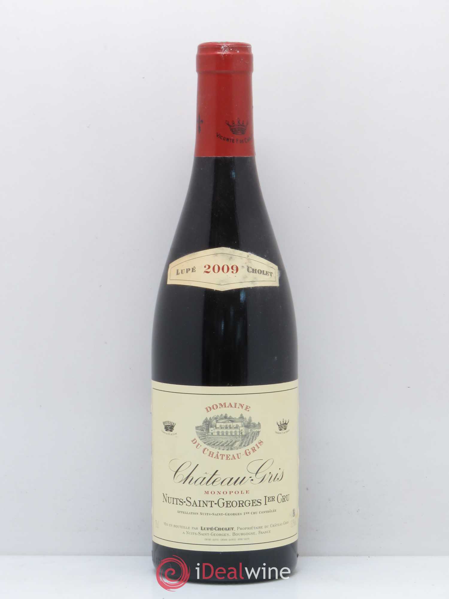 Nuits-Saint-Georges 1er Cru Chateau Gris Lupe Cholet 2009 - Posten von 1 Flasche - 0