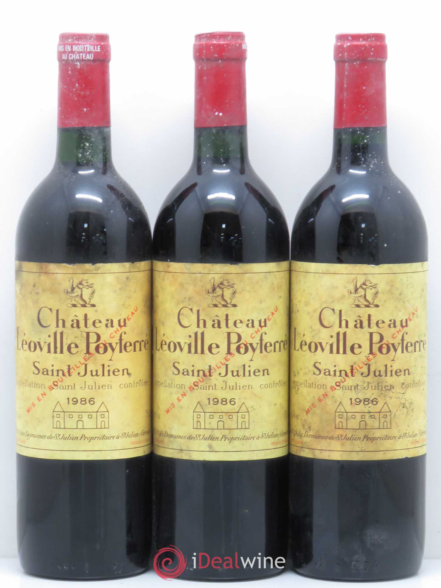 Château Léoville Poyferré 2ème Grand Cru Classé 1986 - Lotto di 6 bottiglie - 2