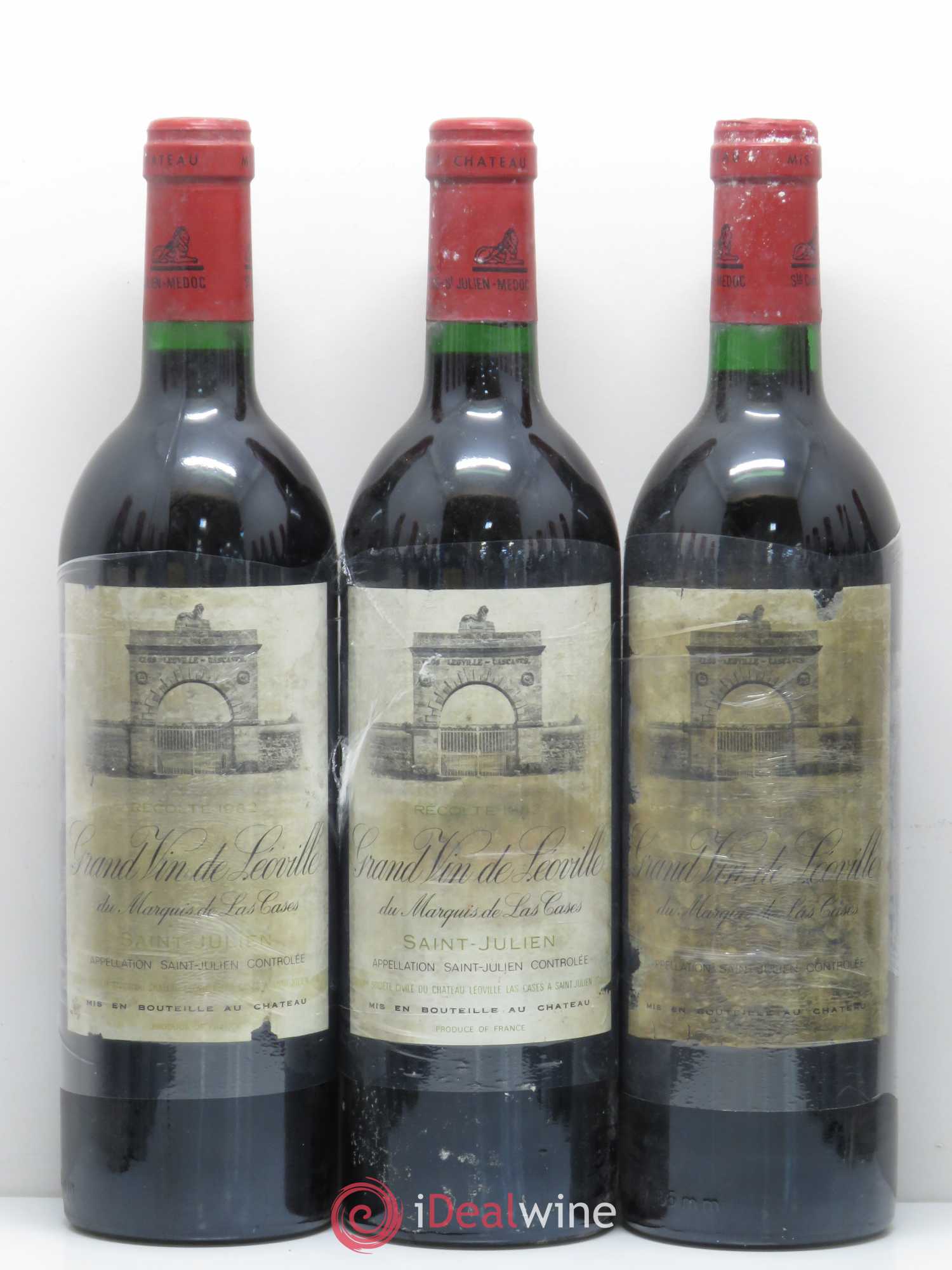 Château Léoville Las Cases 2ème Grand Cru Classé 1982 - Lot de 12 bouteilles - 1
