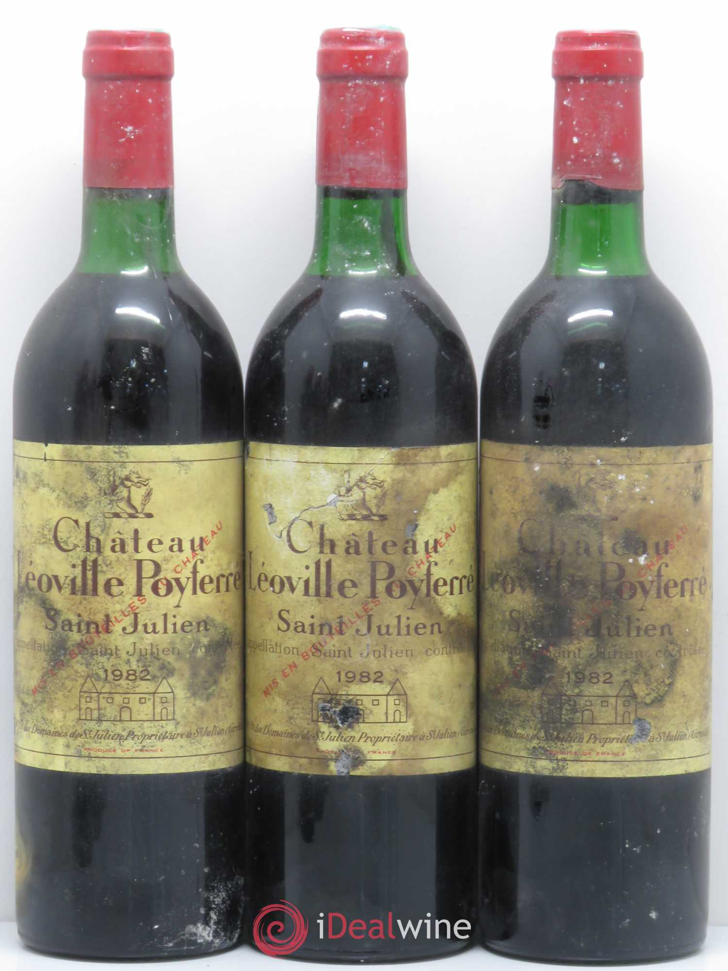 Château Léoville Poyferré 2ème Grand Cru Classé 1982 - Lot de 6 bouteilles - 2