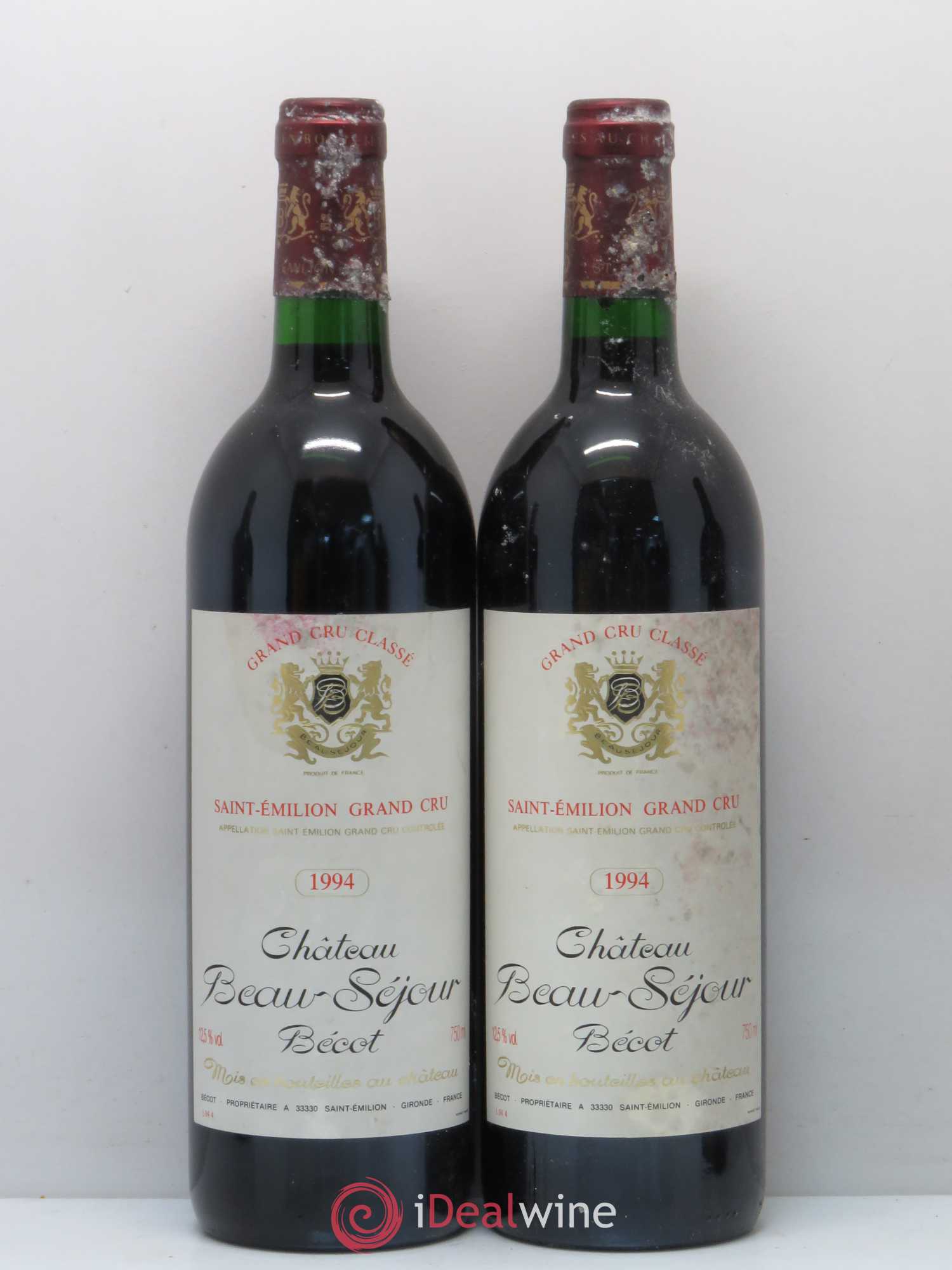 Château Beau-Séjour Bécot 1er Grand Cru Classé B 1994 - Lot de 5 bouteilles - 2