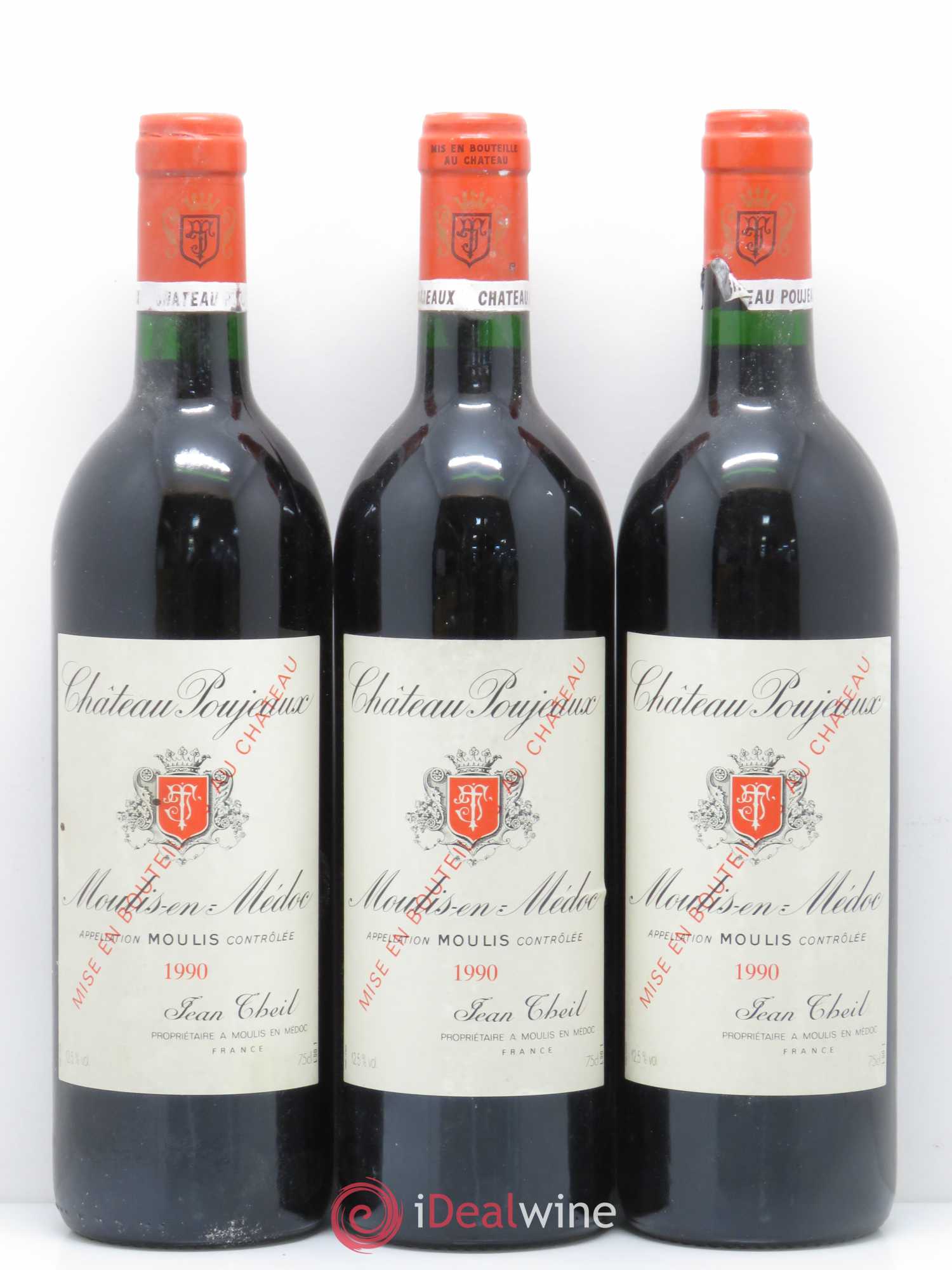 Château Poujeaux 1990 - Lot de 12 bouteilles - 4