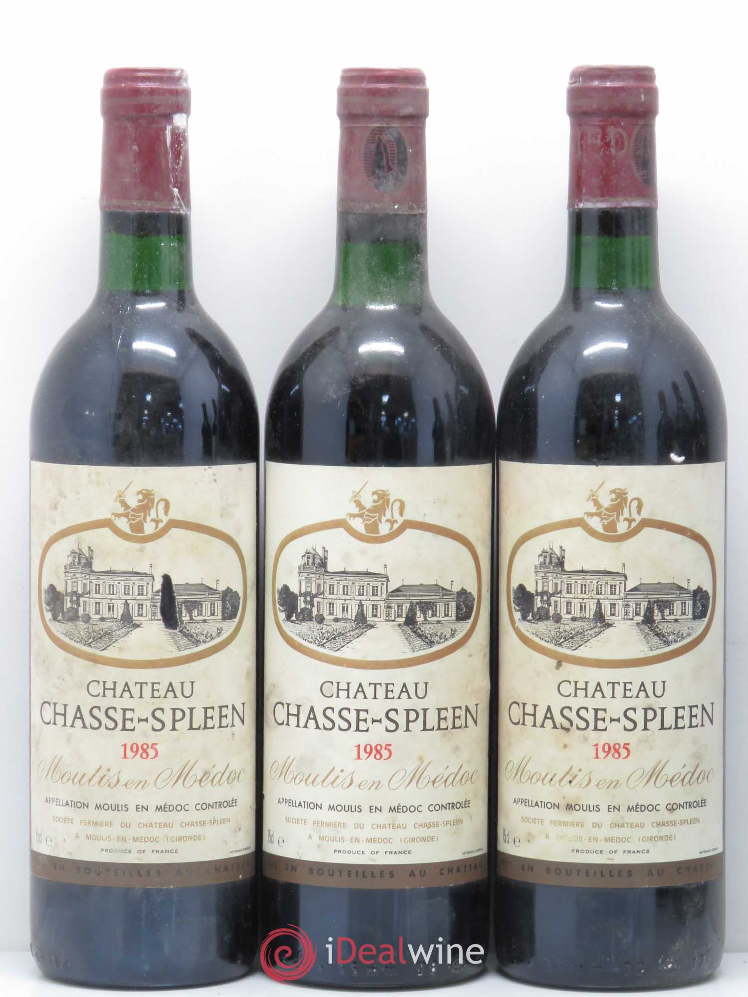 Château Chasse Spleen 1985 - Lot de 6 bouteilles - 1