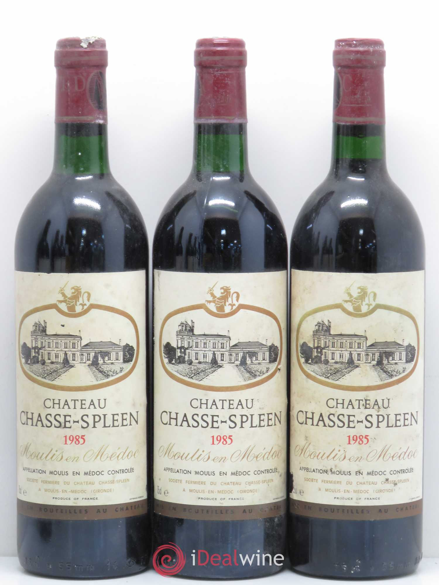 Château Chasse Spleen 1985 - Lot de 6 bouteilles - 2