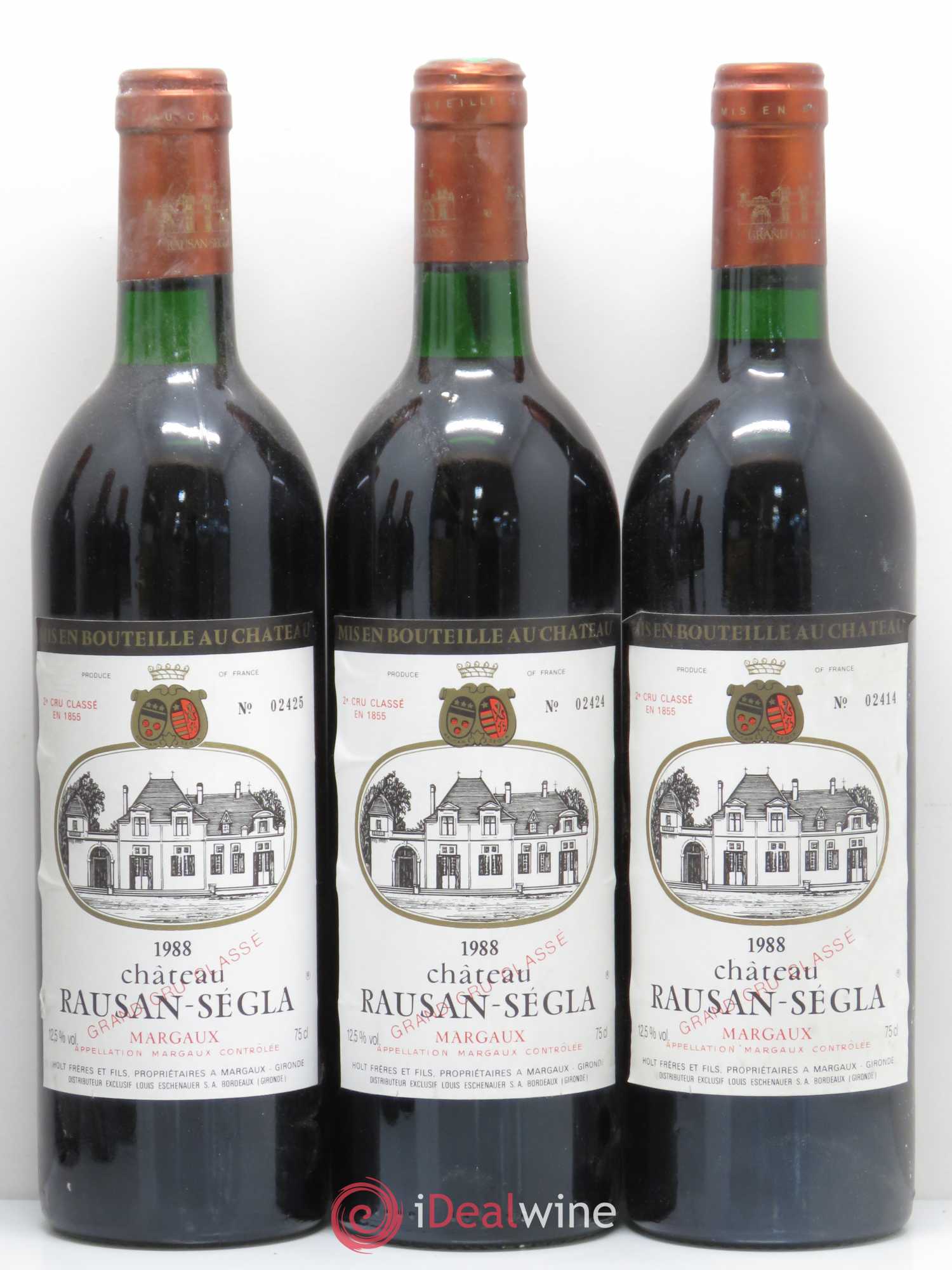 Château Rauzan Ségla Grand Cru Classé 1988 - Lot de 6 bouteilles - 1