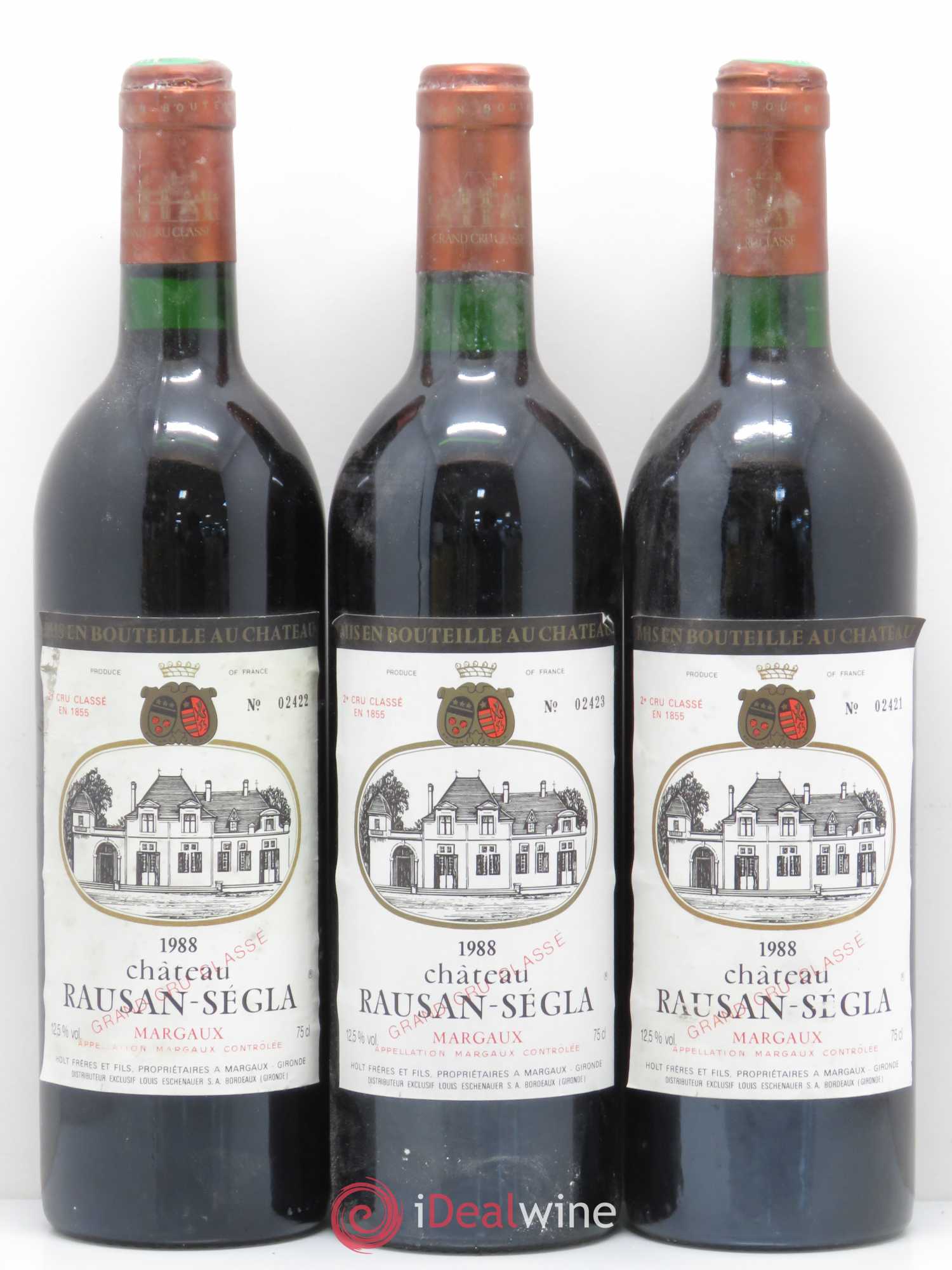 Château Rauzan Ségla Grand Cru Classé 1988 - Lot de 6 bouteilles - 2