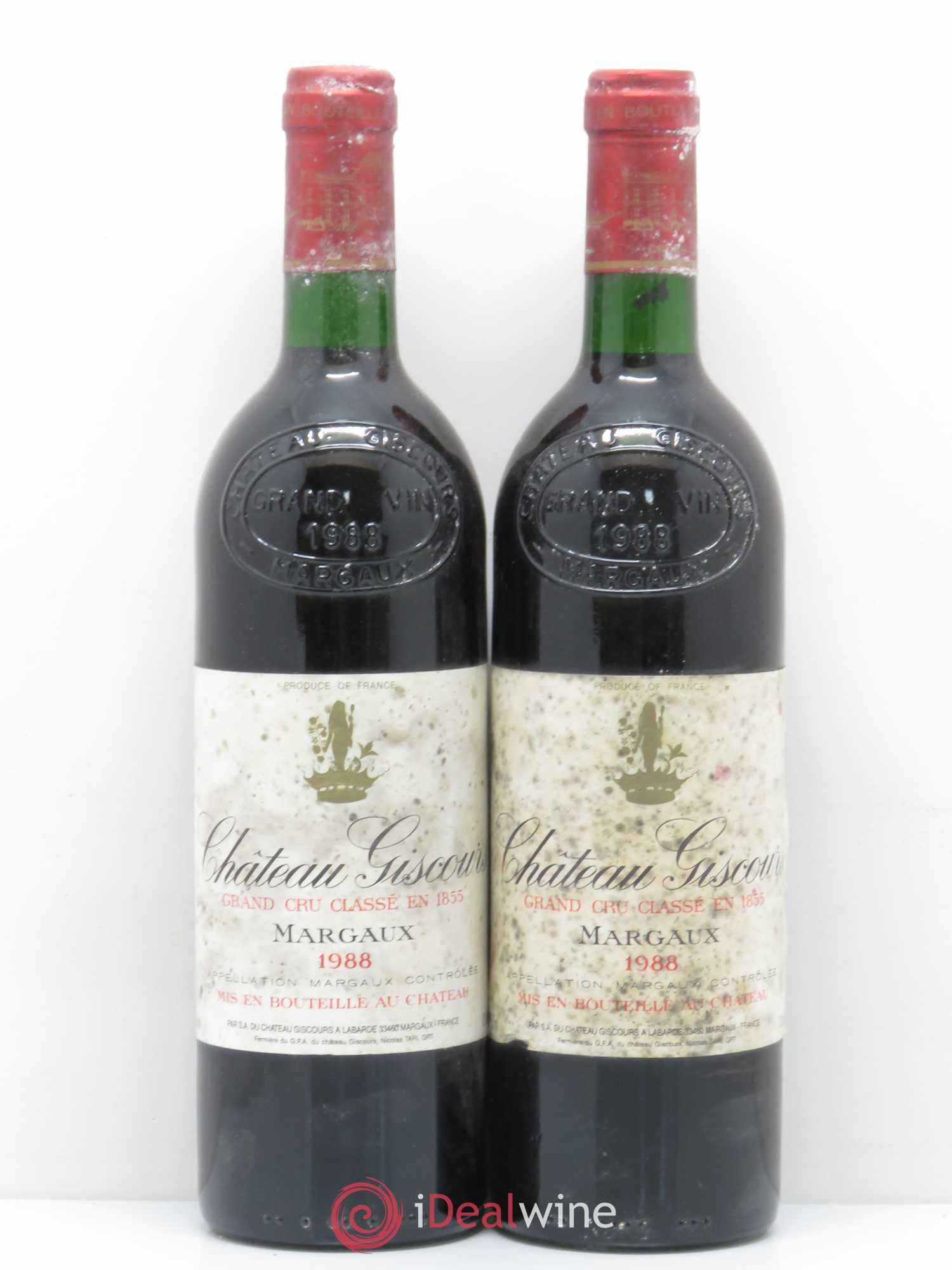 Château Giscours 3ème Grand Cru Classé 1988 - Lot de 2 bouteilles - 0