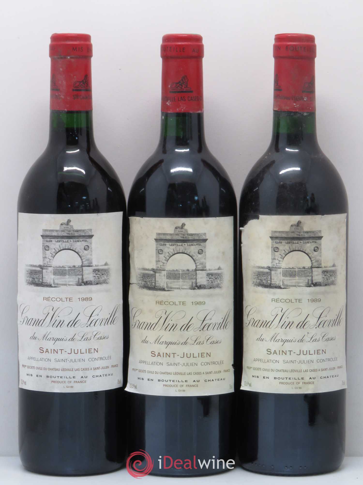 Château Léoville Las Cases 2ème Grand Cru Classé 1989 - Lot de 6 bouteilles - 1