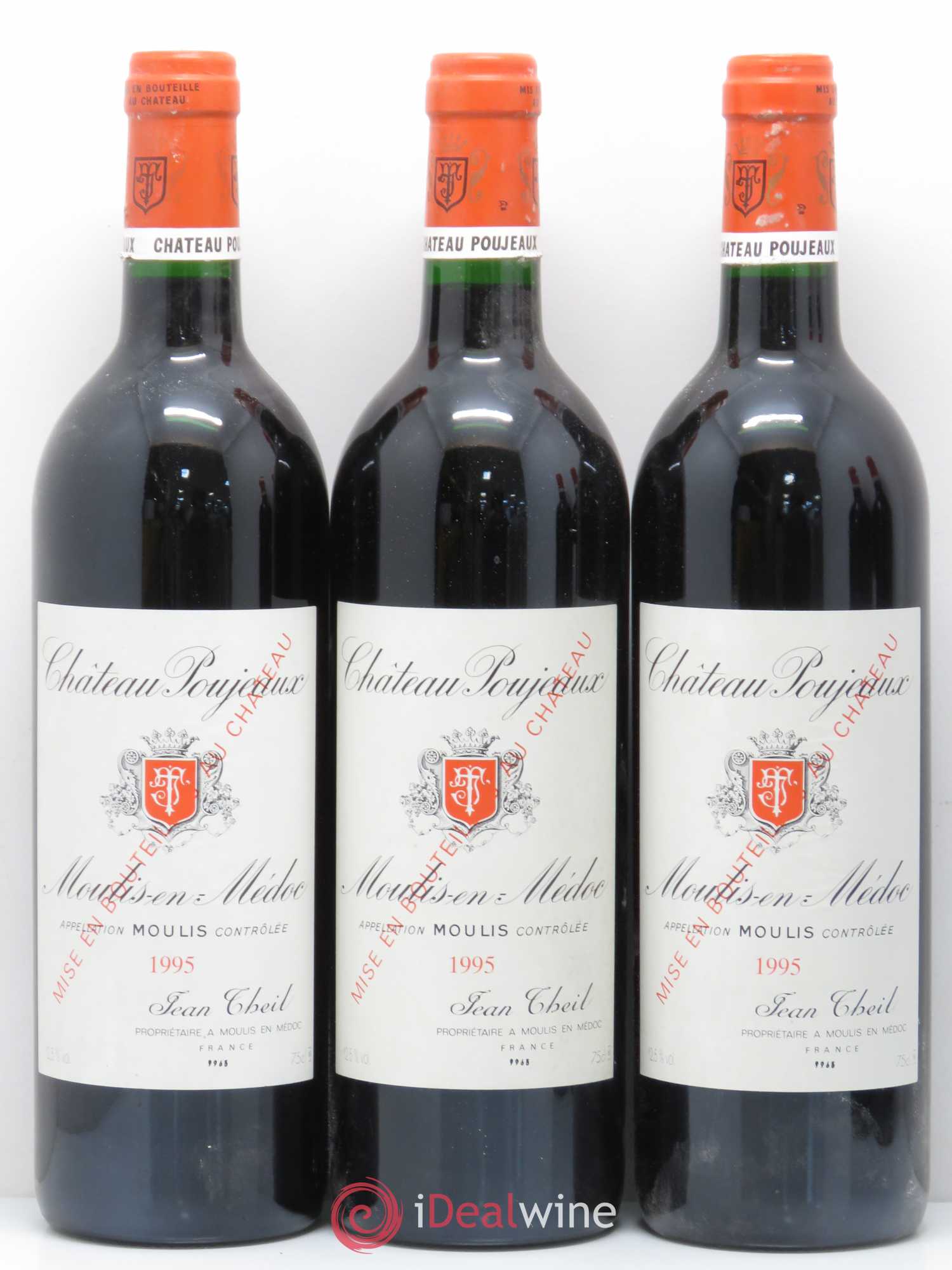 Château Poujeaux 1995 - Lot de 5 bouteilles - 1