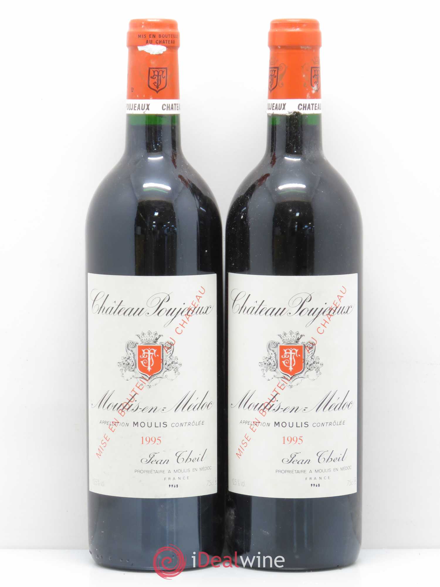 Château Poujeaux 1995 - Lot de 5 bouteilles - 2