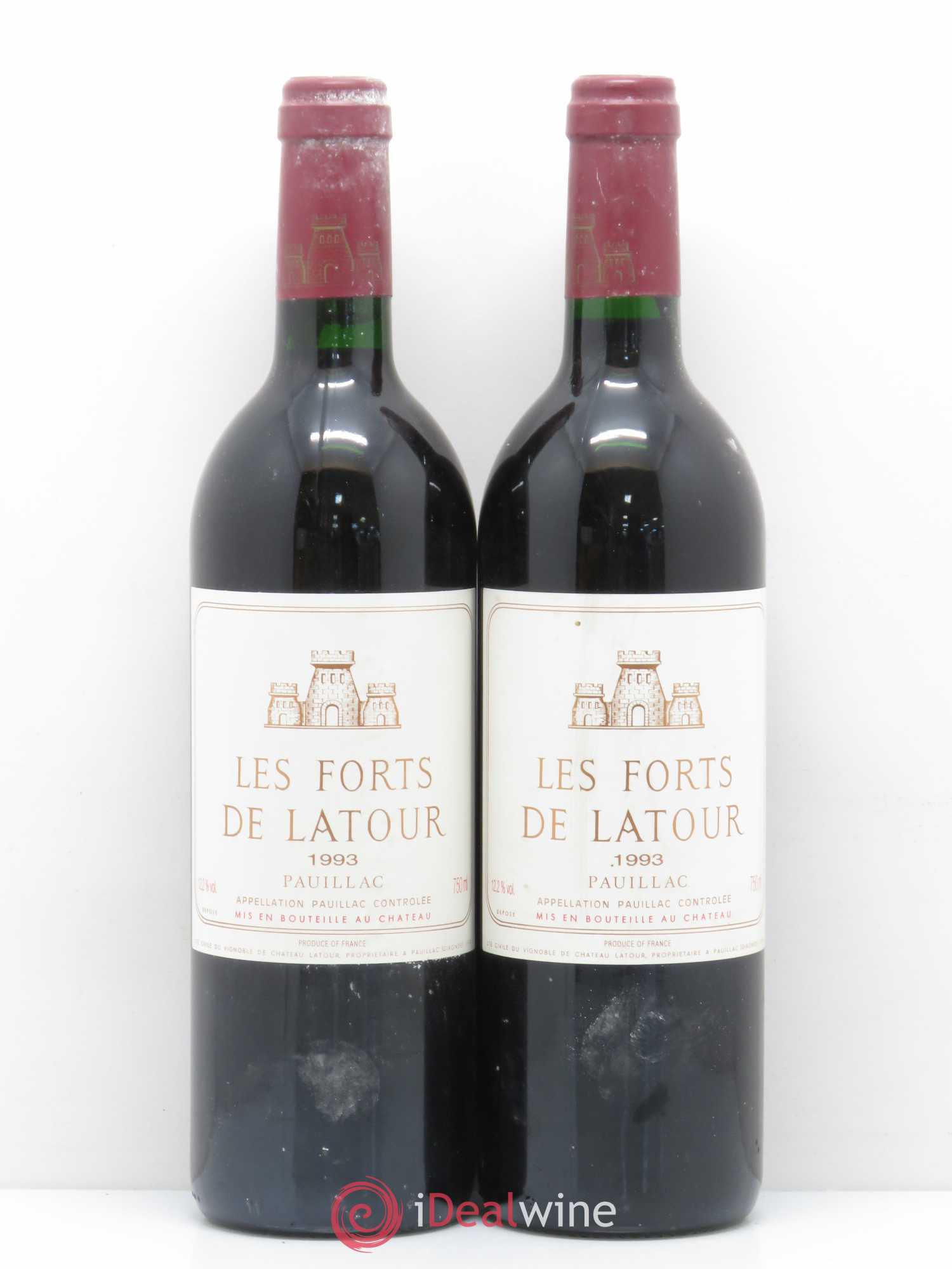 Les Forts de Latour Second Vin 1993 - Lot de 2 bouteilles - 0