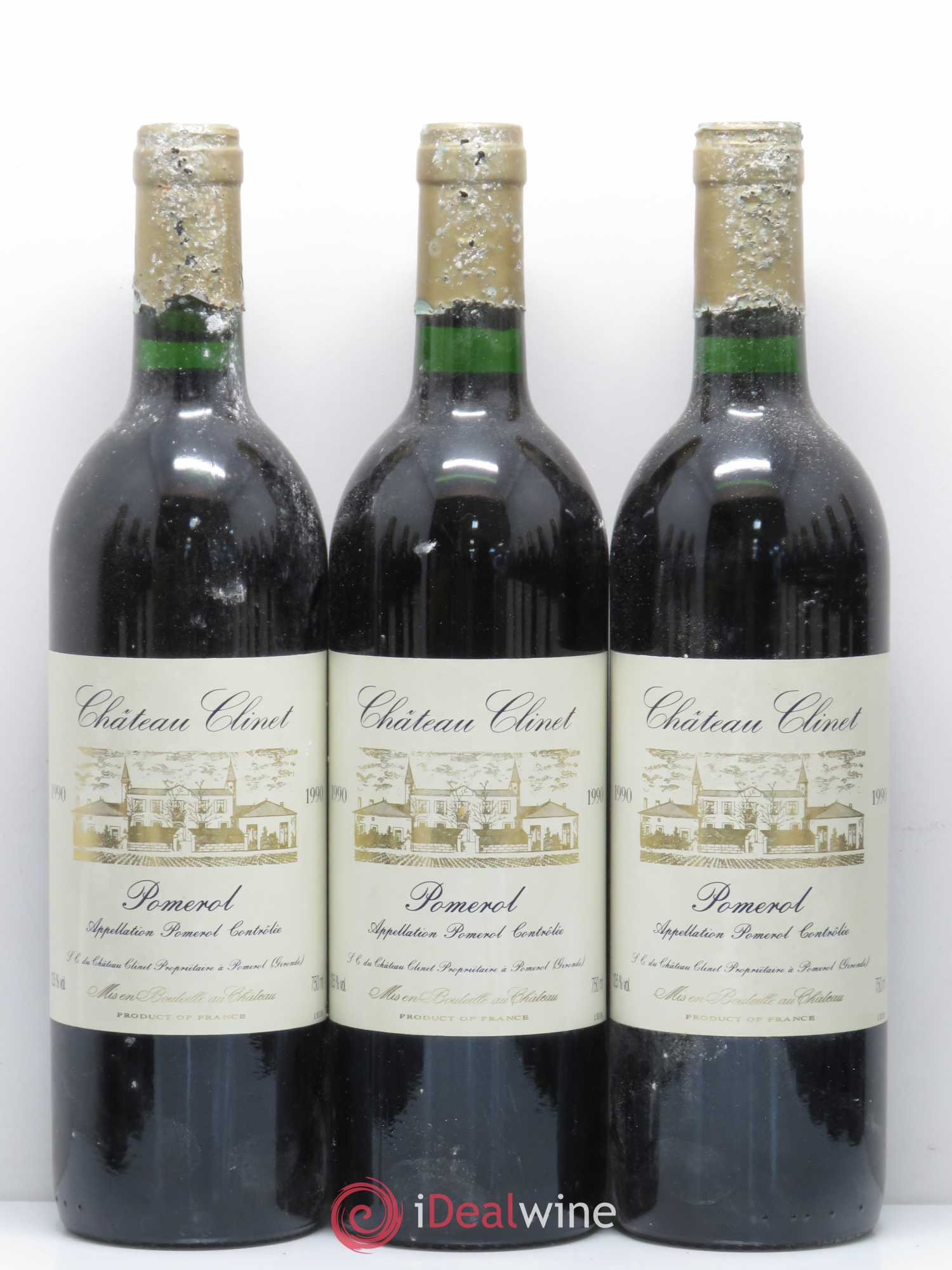 Château Clinet 1990 - Lot de 12 bouteilles - 1