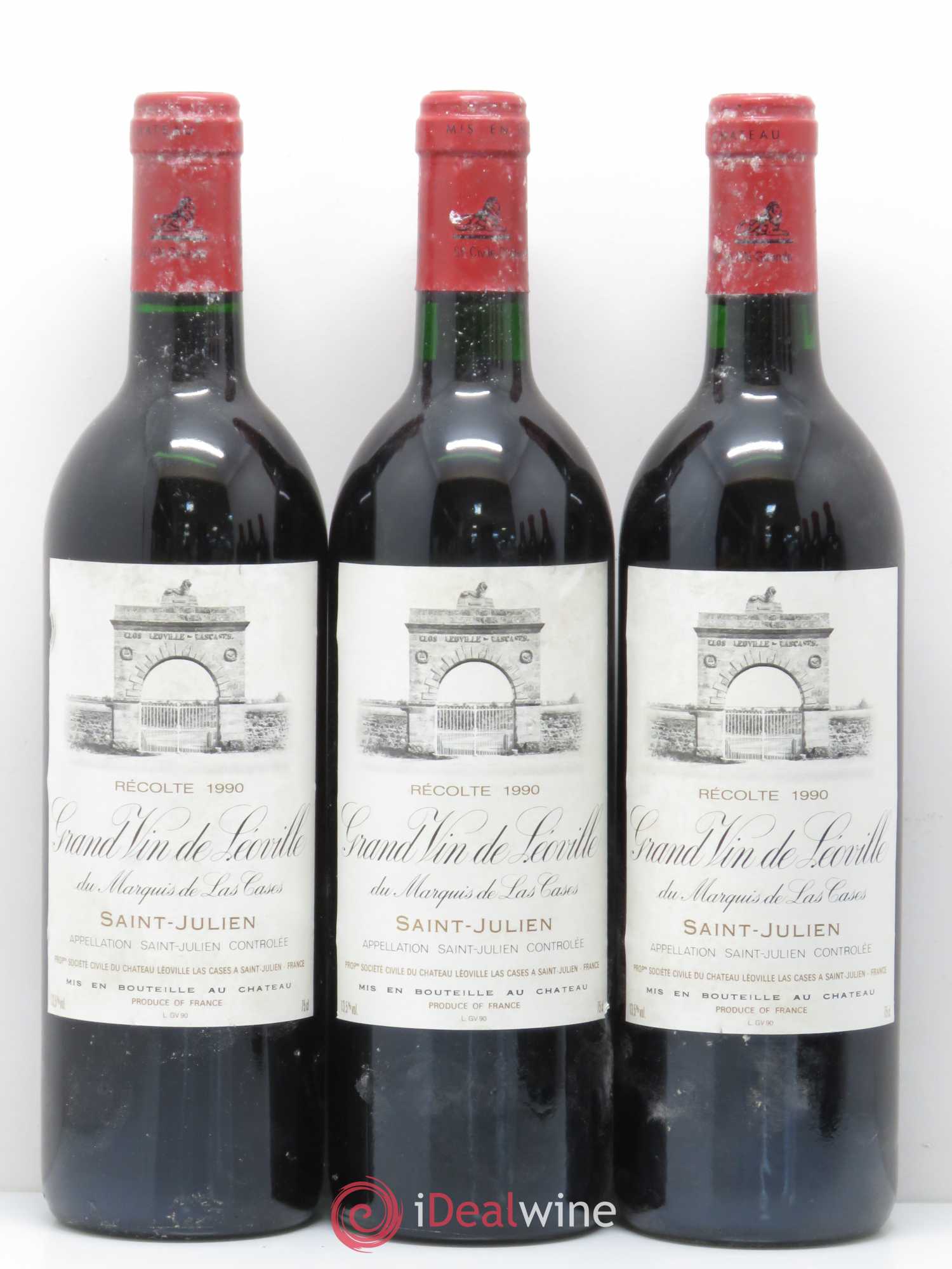 Château Léoville Las Cases 2ème Grand Cru Classé 1990 - Lot de 6 bouteilles - 1