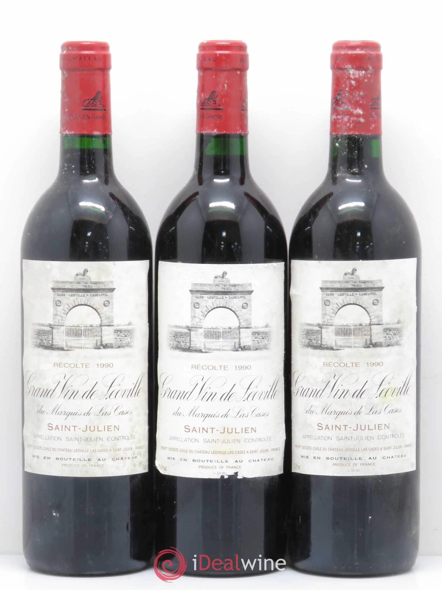 Château Léoville Las Cases 2ème Grand Cru Classé 1990 - Lot de 6 bouteilles - 2