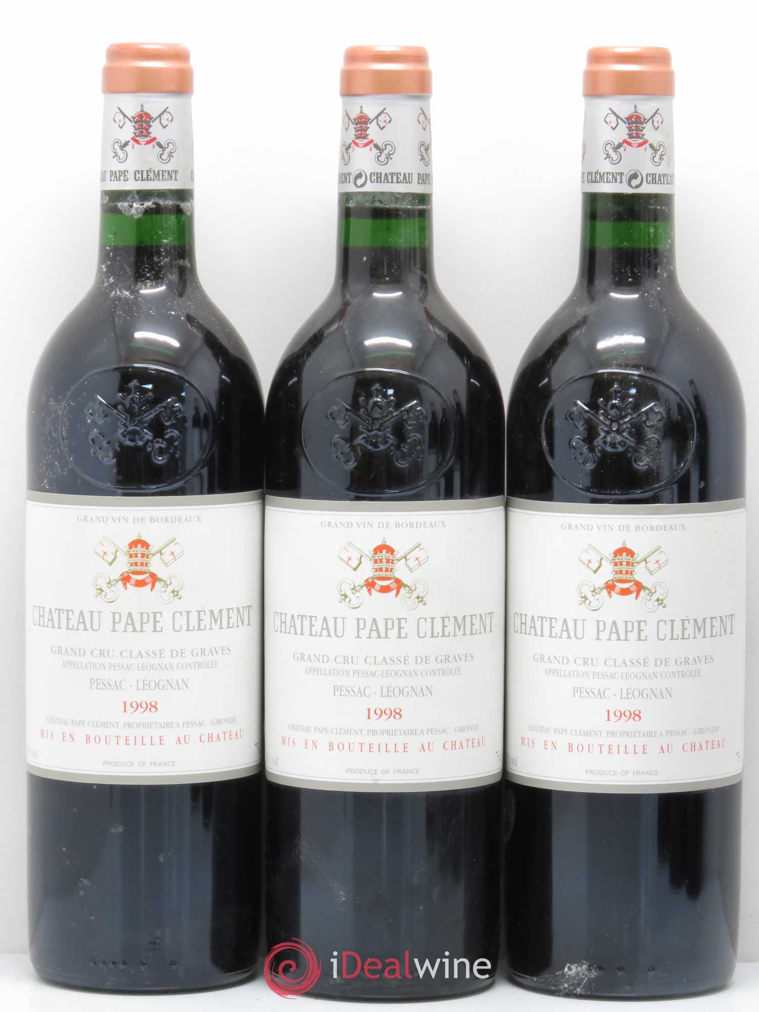 Château Pape Clément Cru Classé de Graves 1998 - Lot de 6 bouteilles - 2