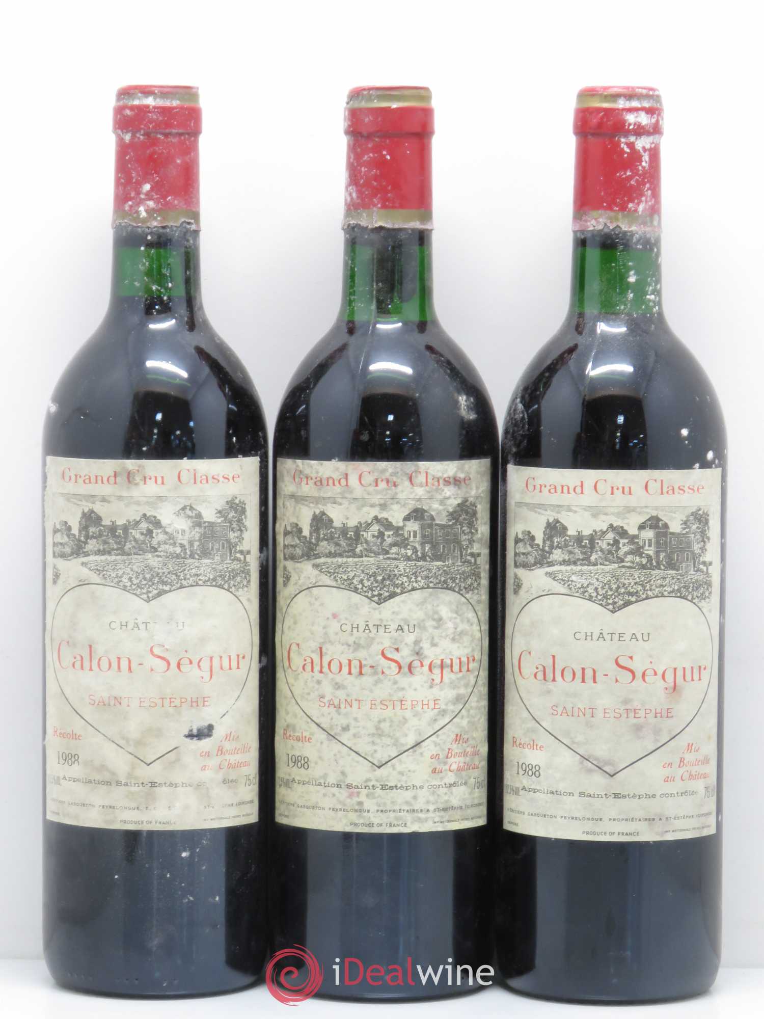 Château Calon Ségur 3ème Grand Cru Classé 1988 - Lot de 6 bouteilles - 2