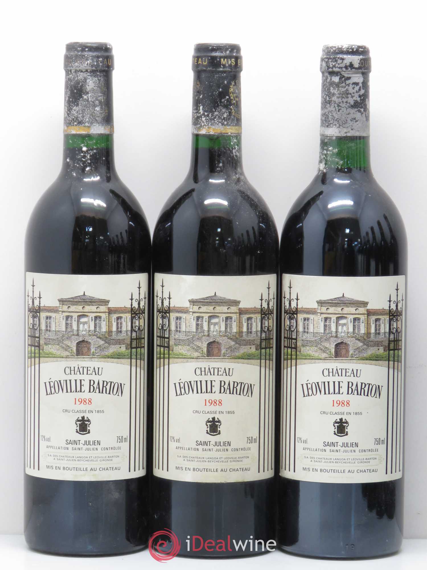 Château Léoville Barton 2ème Grand Cru Classé 1988 - Lot de 12 bouteilles - 2