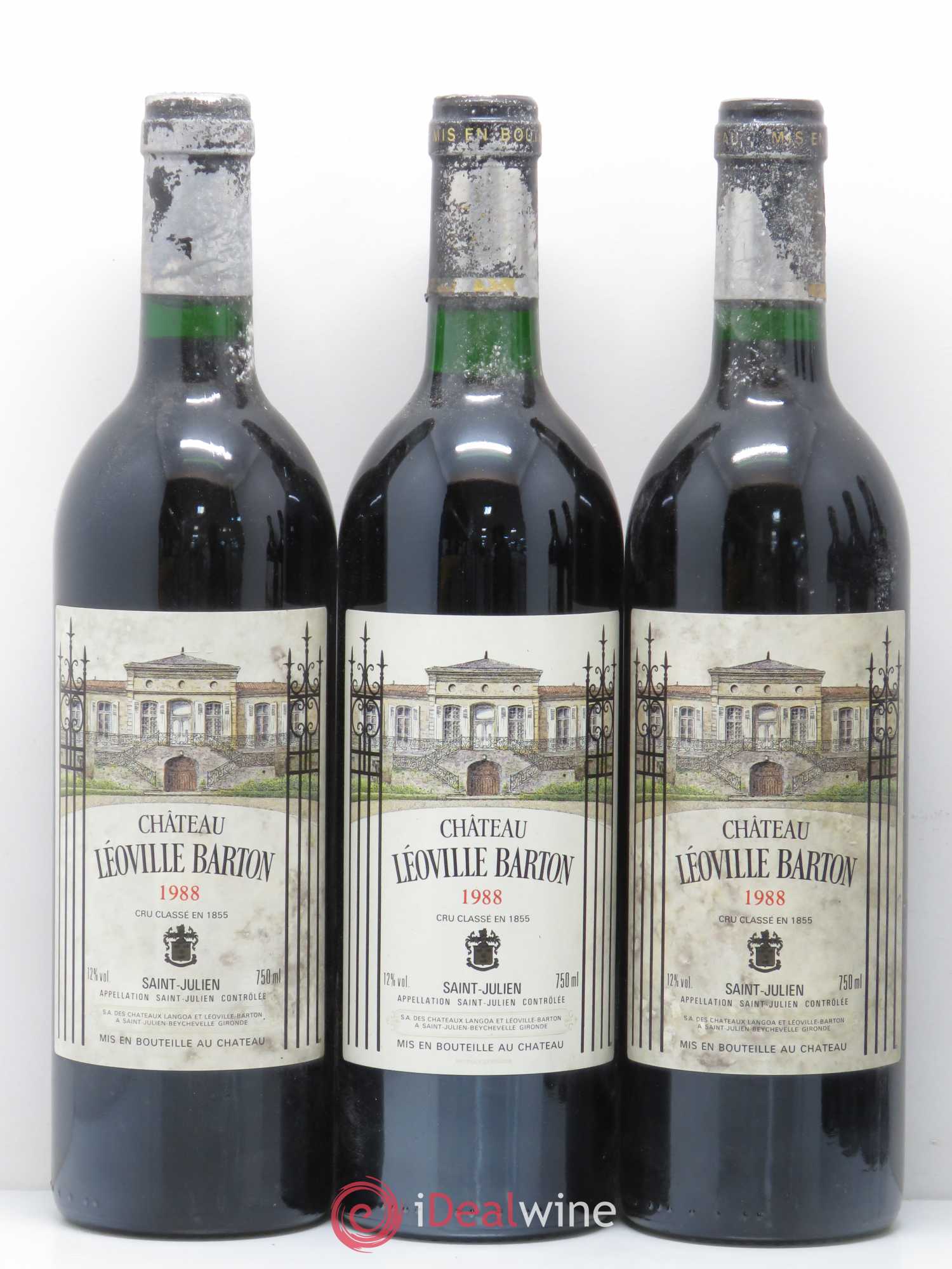 Château Léoville Barton 2ème Grand Cru Classé 1988 - Lot de 12 bouteilles - 3
