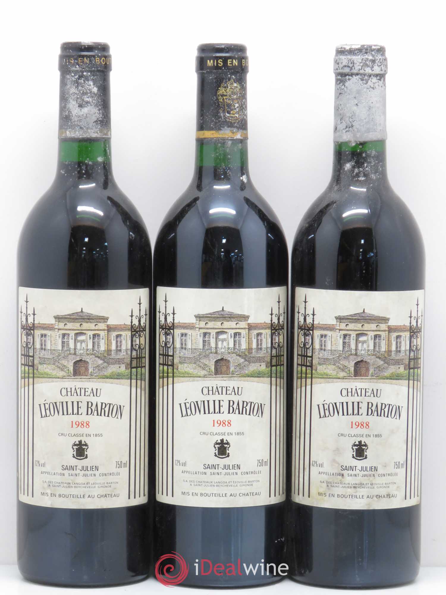 Château Léoville Barton 2ème Grand Cru Classé 1988 - Lot de 12 bouteilles - 4