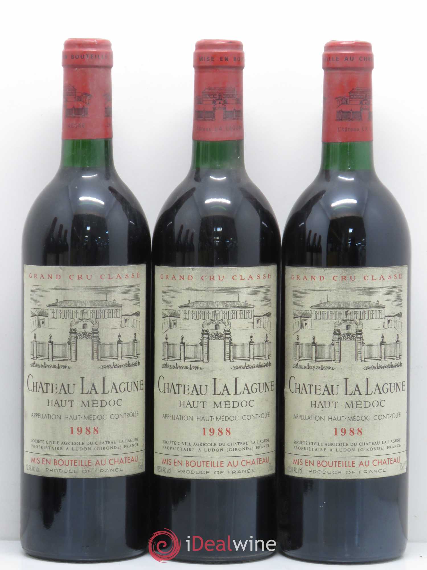 Château la Lagune 3ème Grand Cru Classé 1988 - Lot de 6 bouteilles - 1
