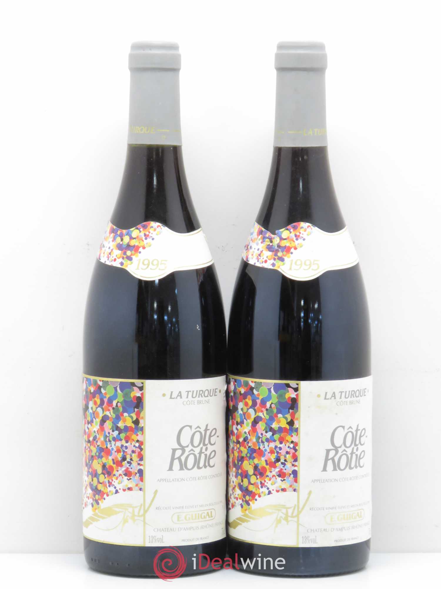 Côte-Rôtie La Turque Guigal 1995 - Lot de 2 bouteilles - 0