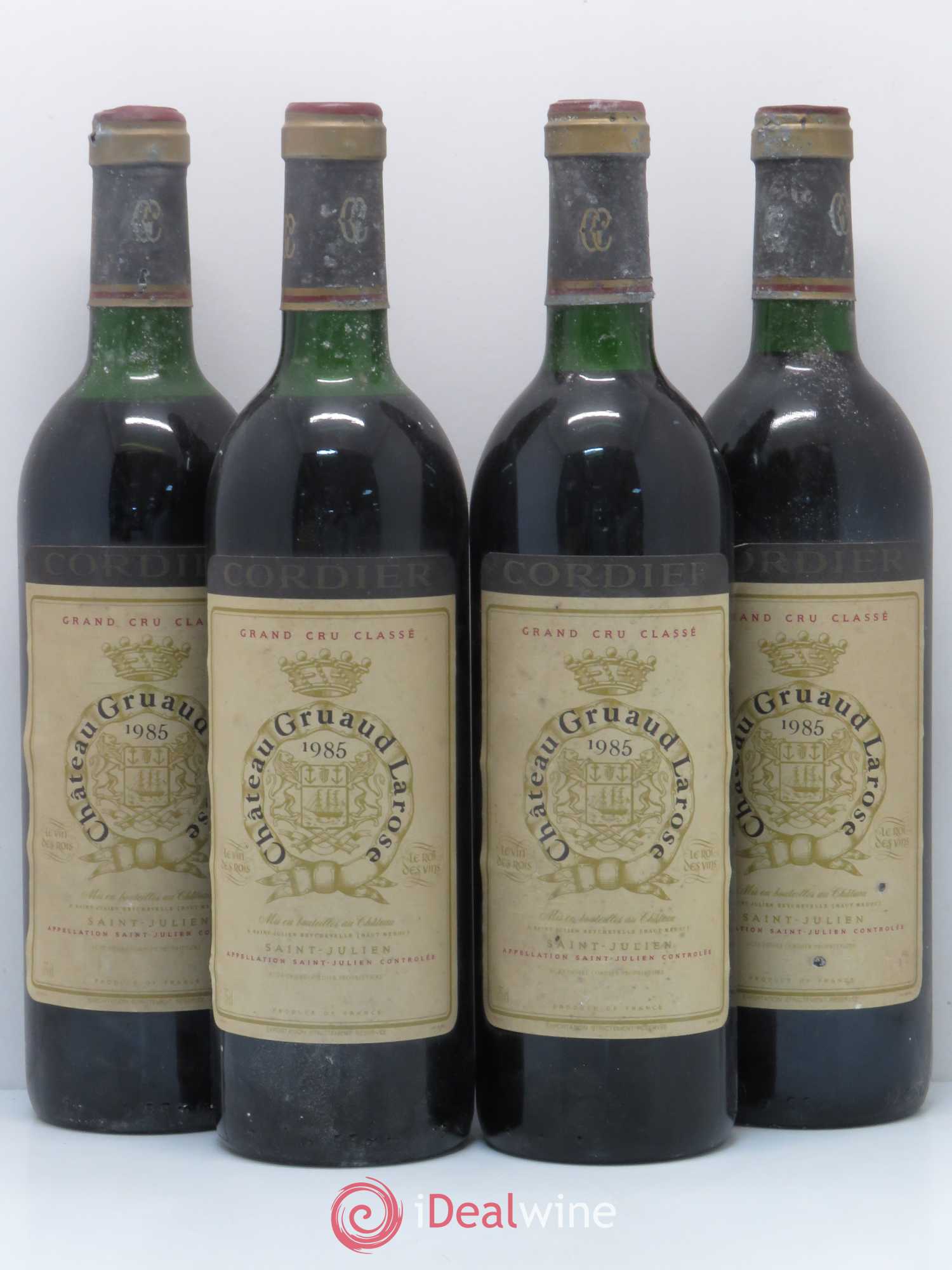 Château Gruaud Larose 2ème Grand Cru Classé 1985 - Lot de 4 bouteilles - 0