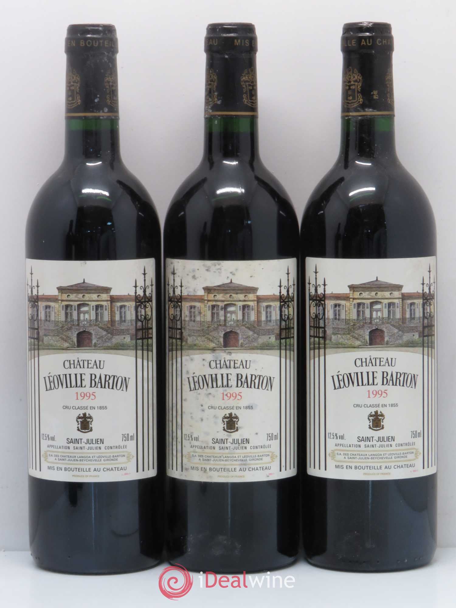 Château Léoville Barton 2ème Grand Cru Classé 1995 - Lot de 6 bouteilles - 1