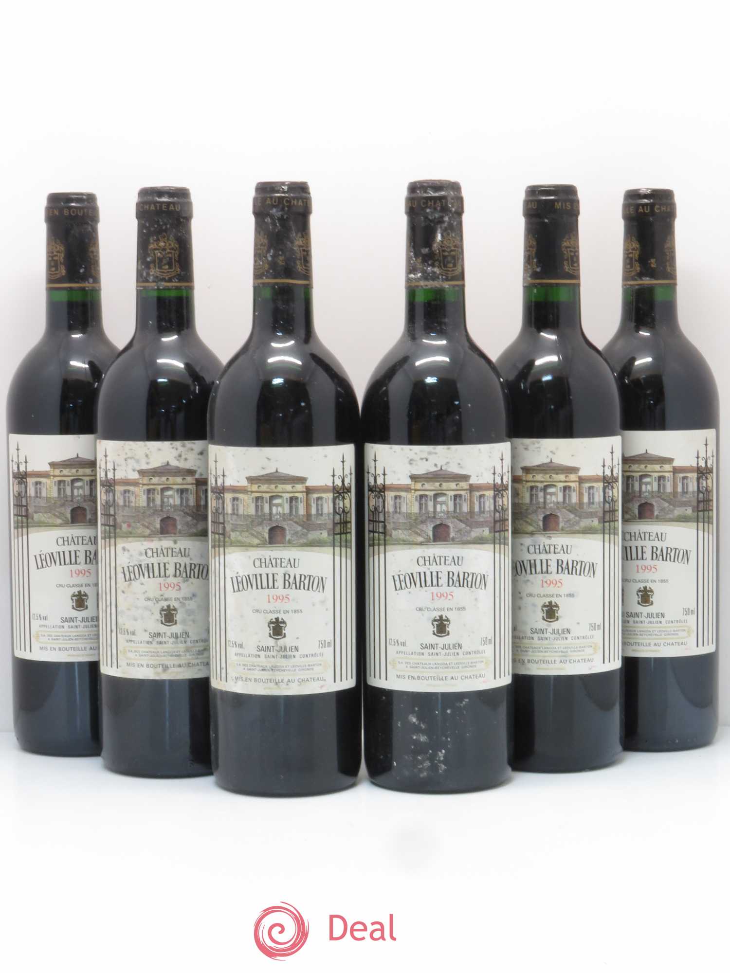 Château Léoville Barton 2ème Grand Cru Classé 1995 - Lot de 6 bouteilles - 0