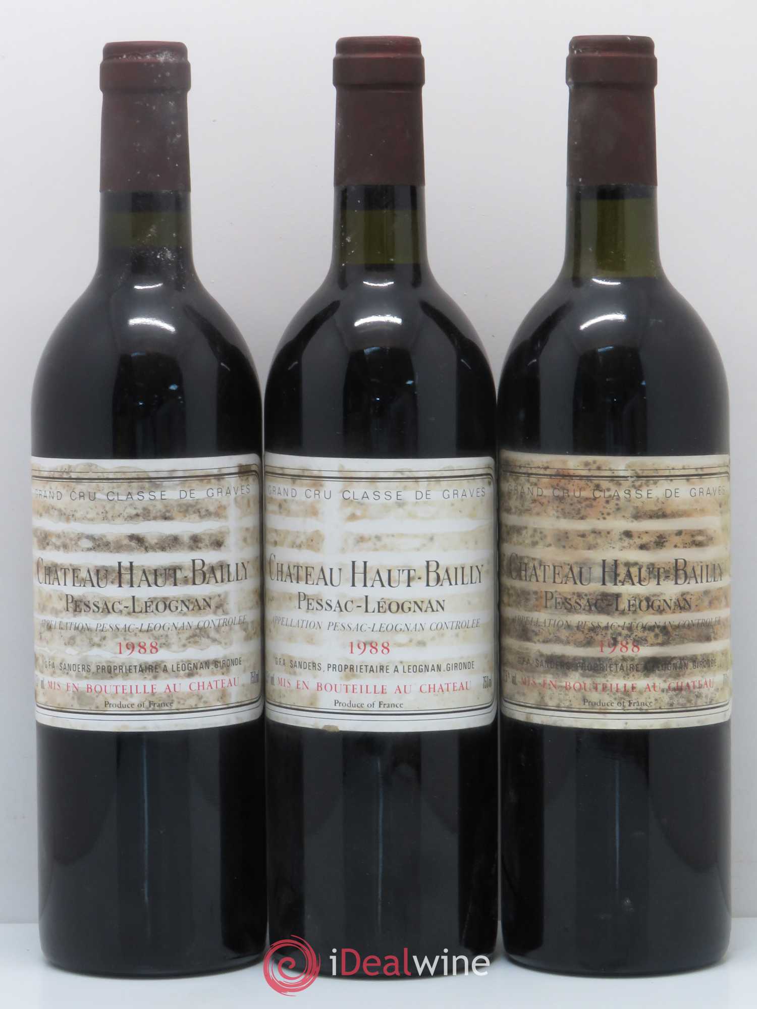 Château Haut-Bailly Cru Classé de Graves 1988 - Lot de 6 bouteilles - 2