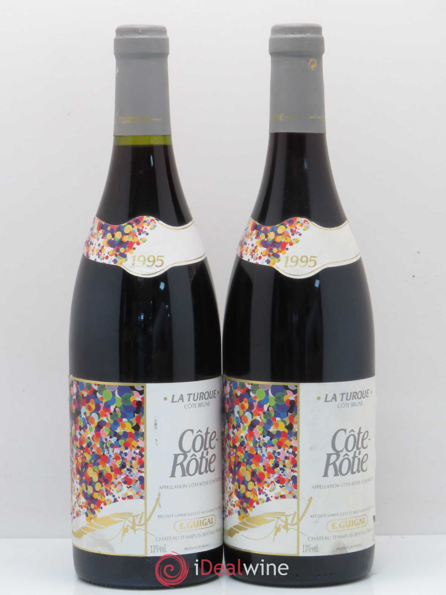 Côte-Rôtie La Turque Guigal 1995 - Lot de 2 bouteilles - 0