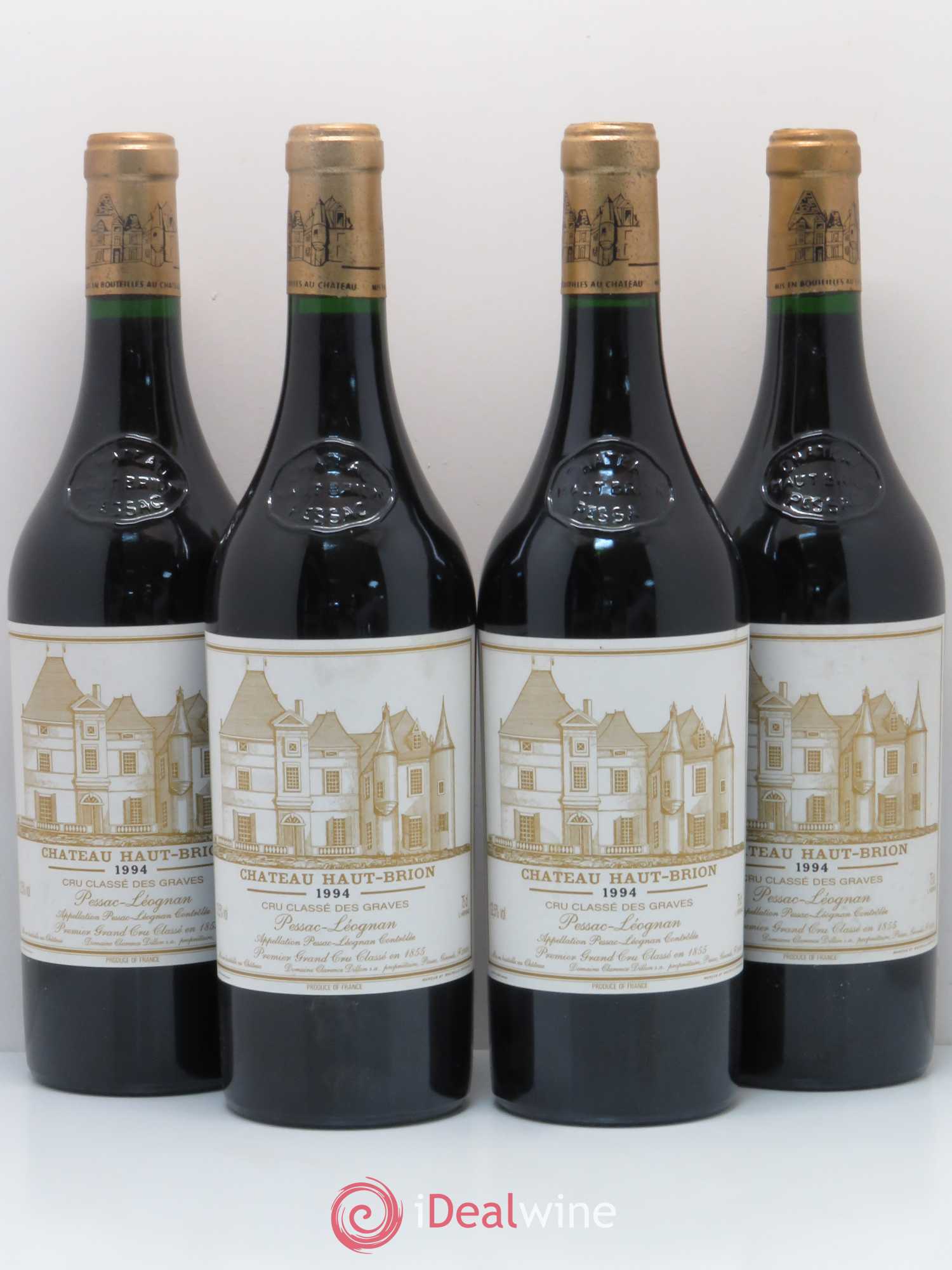 Château Haut Brion 1er Grand Cru Classé 1994 - Lot de 4 bouteilles - 0