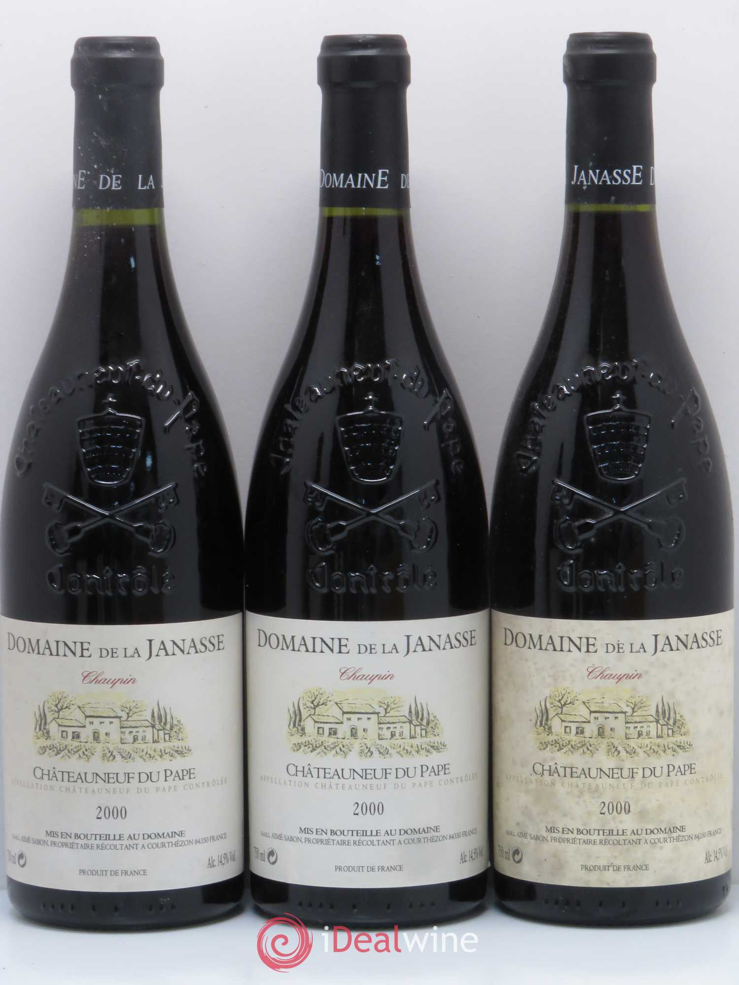Châteauneuf-du-Pape Cuvée Chaupin La Janasse (Domaine de) 2000 - Lot de 6 bouteilles - 1