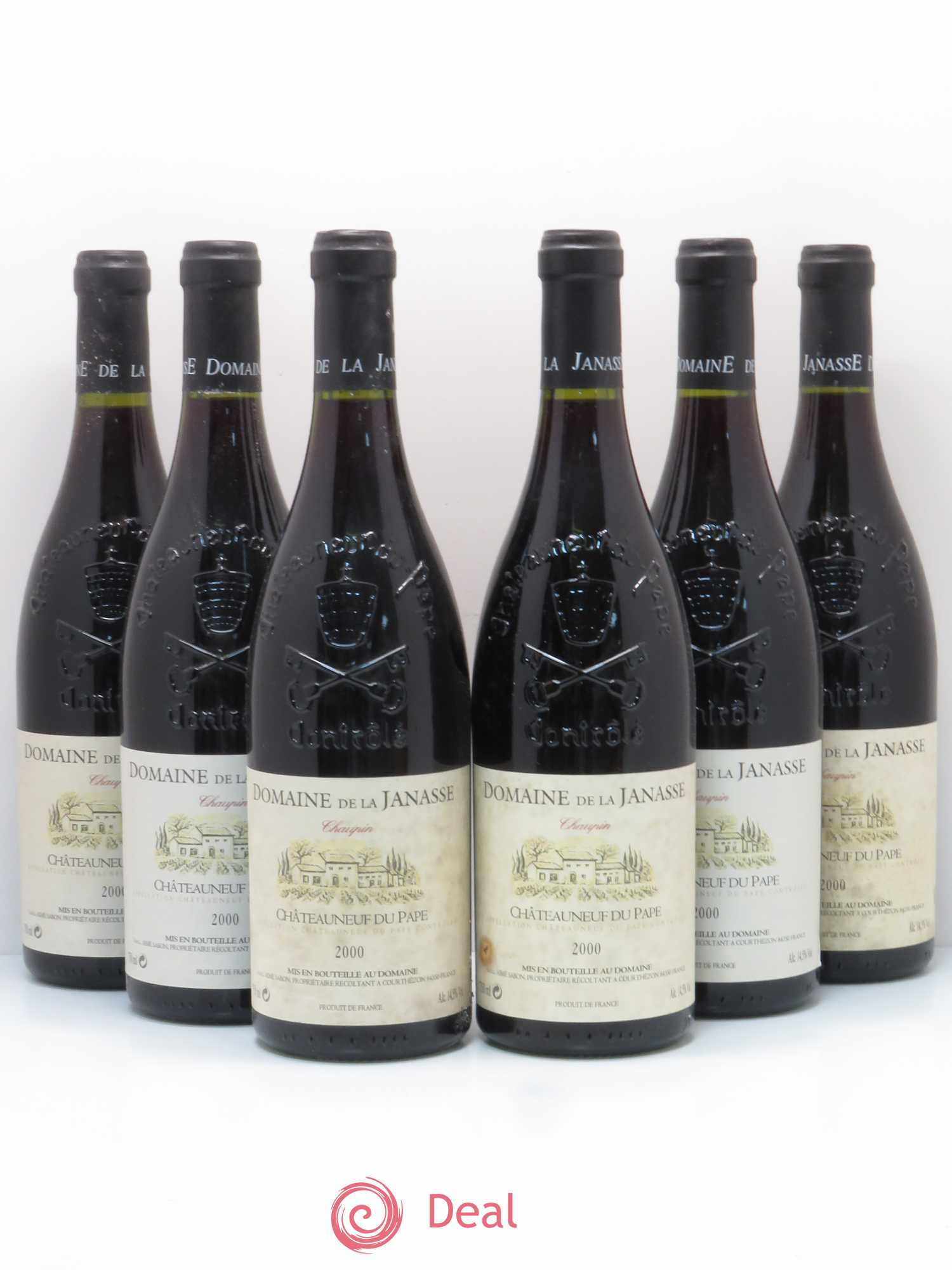 Châteauneuf-du-Pape Cuvée Chaupin La Janasse (Domaine de) 2000 - Lot de 6 bouteilles - 0
