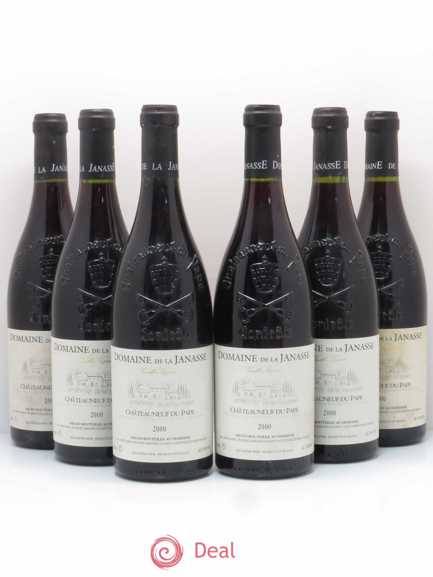 Châteauneuf-du-Pape Cuvée Vieilles Vignes La Janasse (Domaine de) 2000 - Lot de 6 bouteilles - 0
