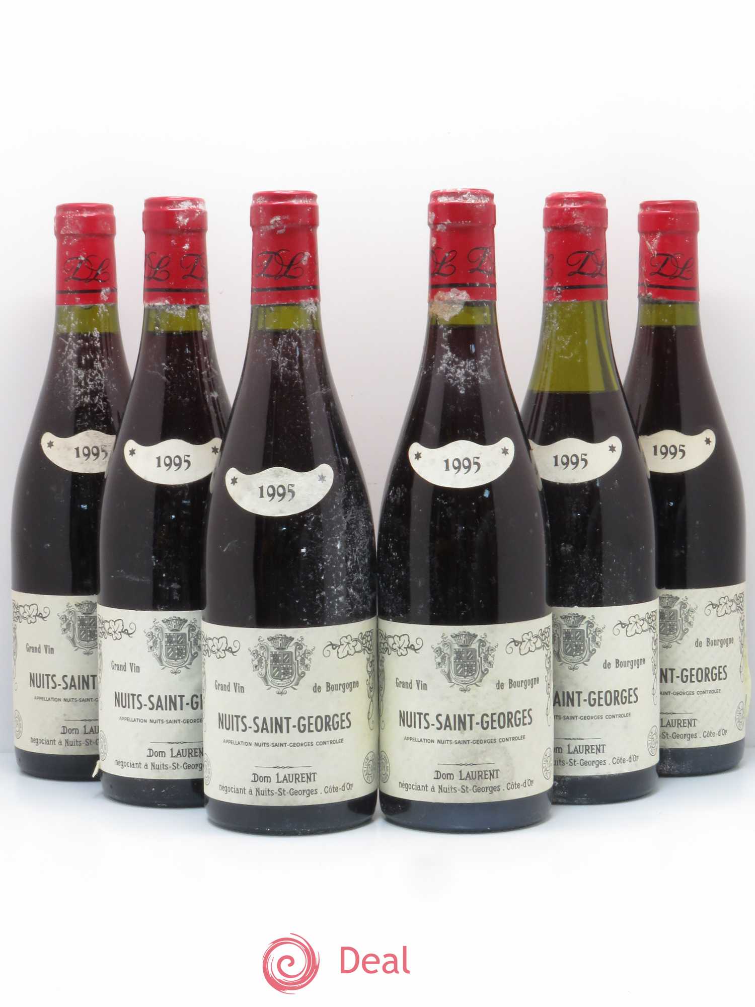 Nuits-Saint-Georges Dominique Laurent 1995 - Lot de 6 bouteilles - 0