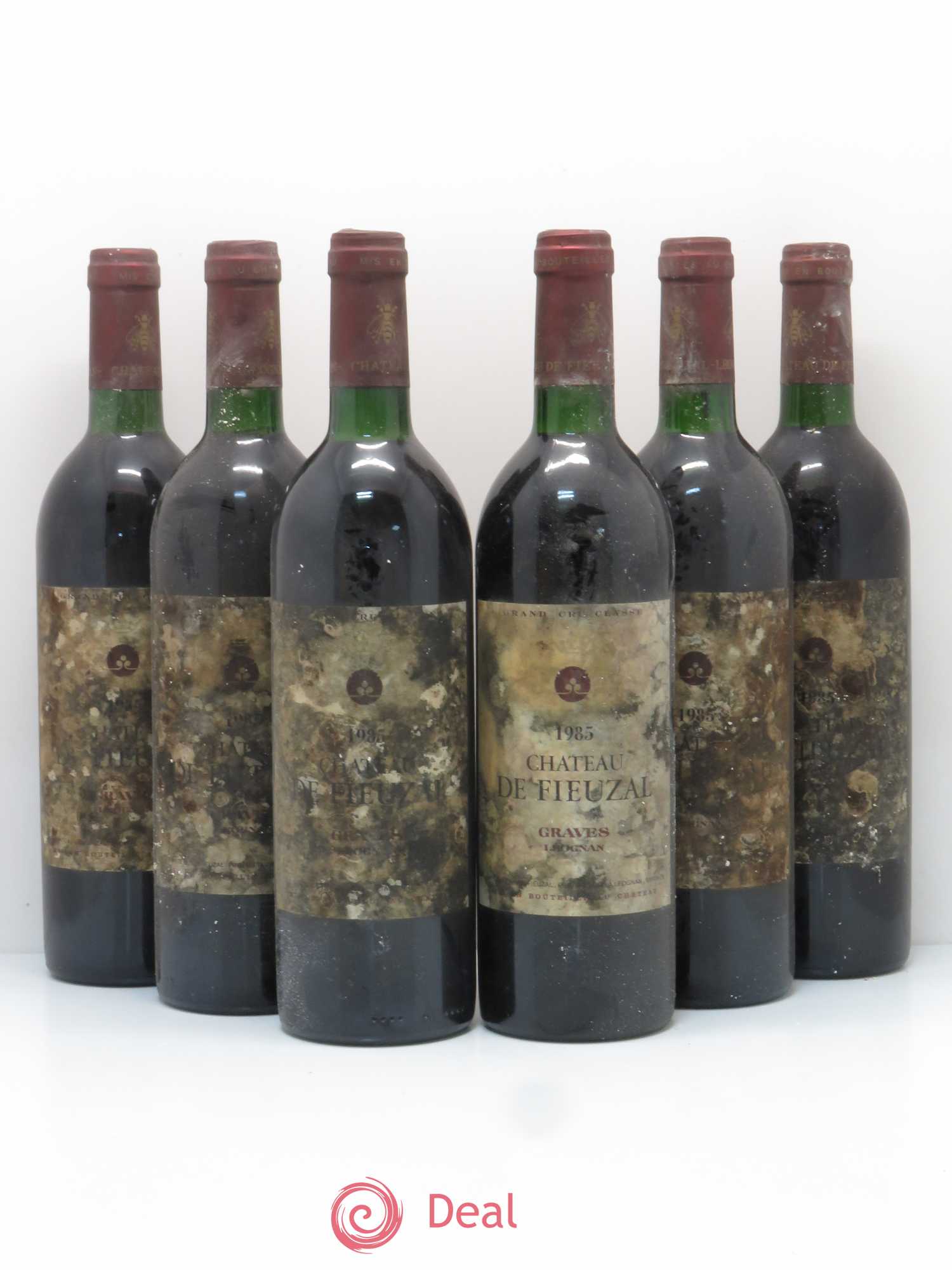 Château de Fieuzal Cru Classé de Graves 1985 - Lot de 6 bouteilles - 0