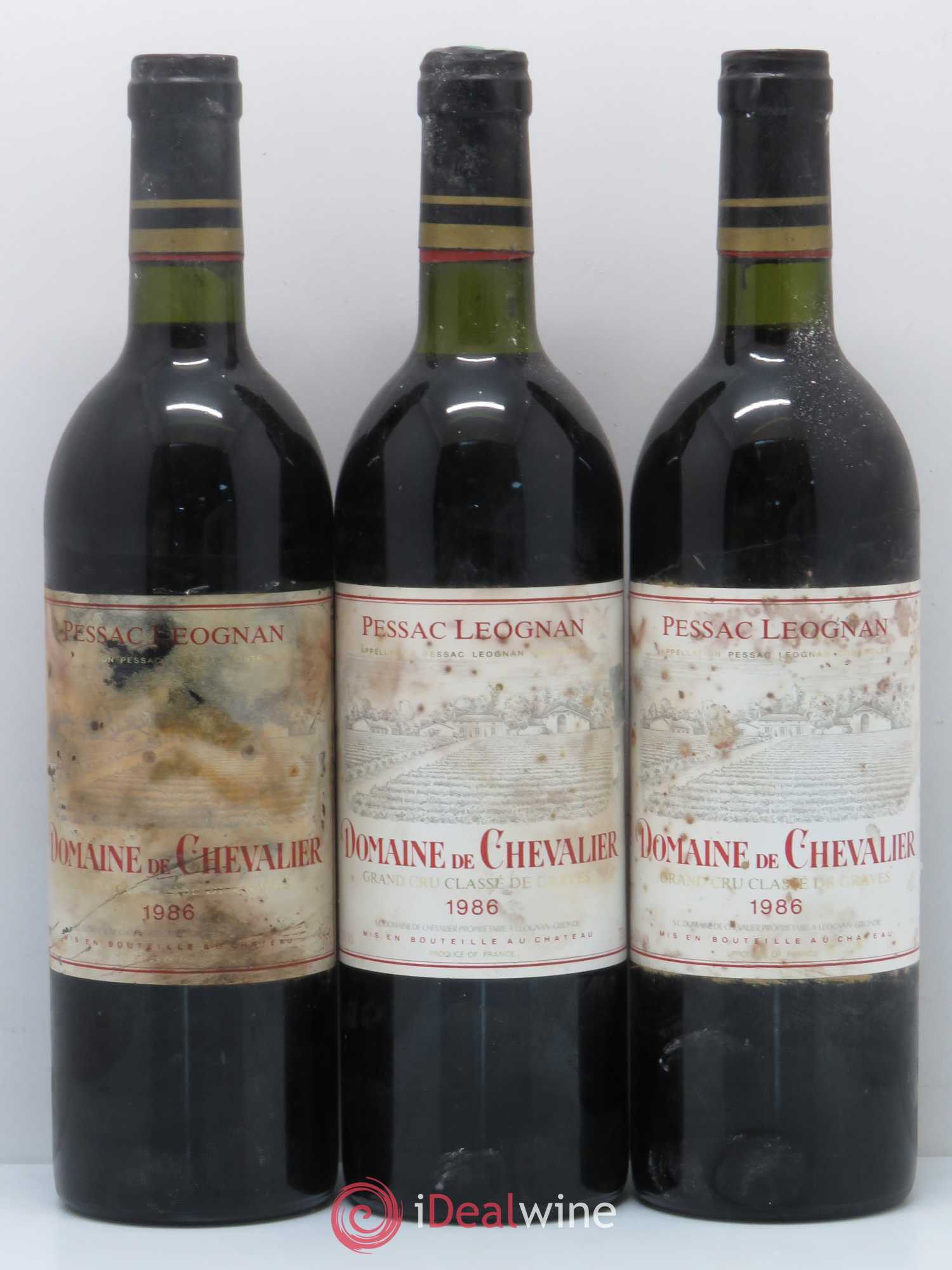 Domaine de Chevalier Cru Classé de Graves 1986 - Lot de 6 bouteilles - 2