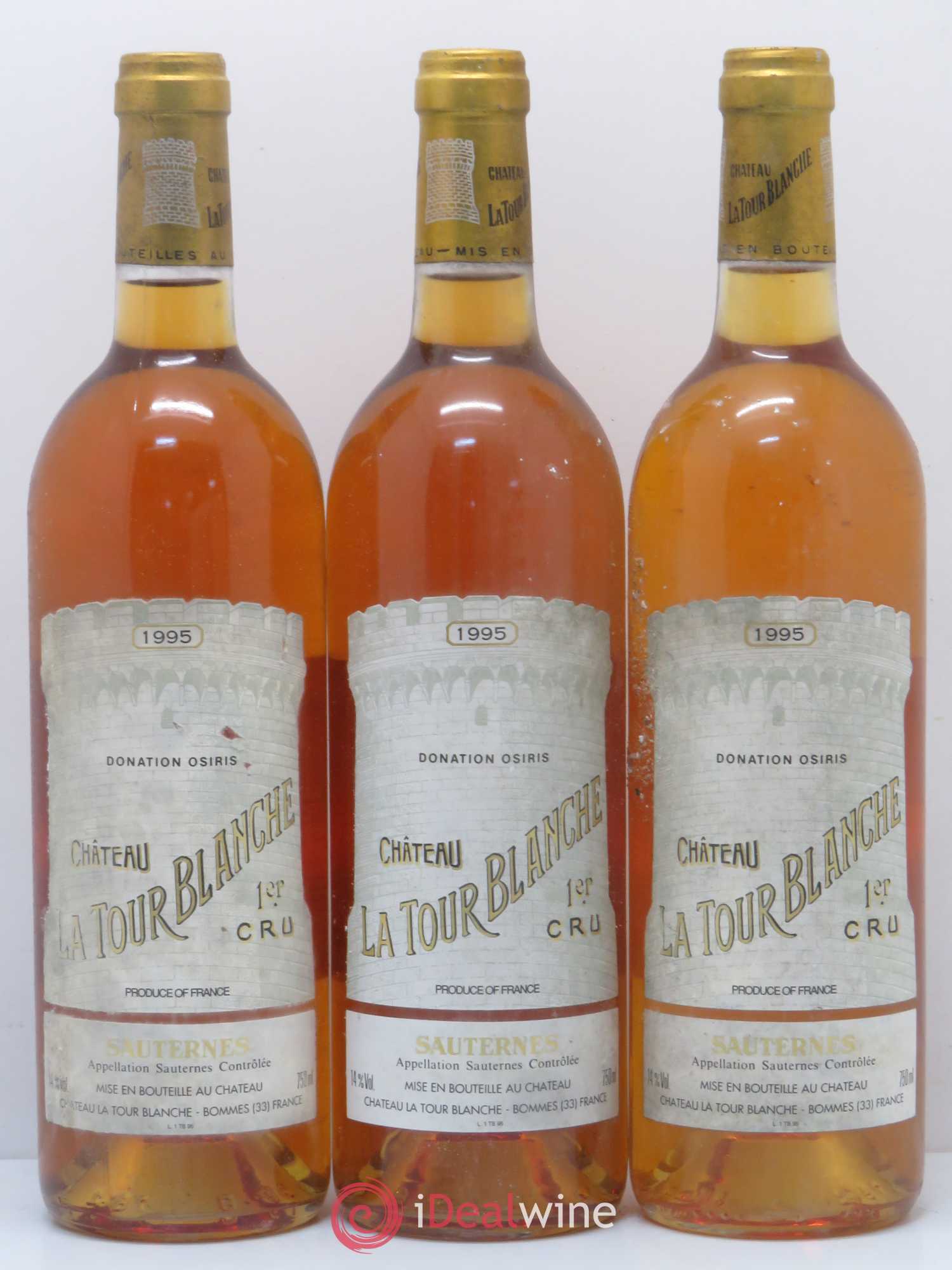 Château la Tour Blanche 1er Grand Cru Classé 1995 - Lotto di 12 bottiglie - 2