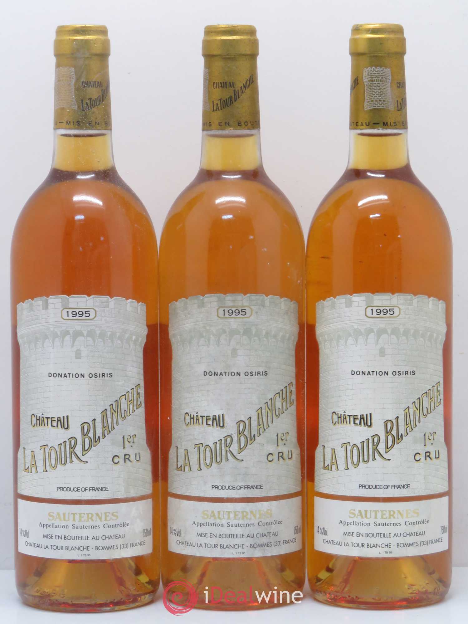 Château la Tour Blanche 1er Grand Cru Classé 1995 - Lotto di 12 bottiglie - 3