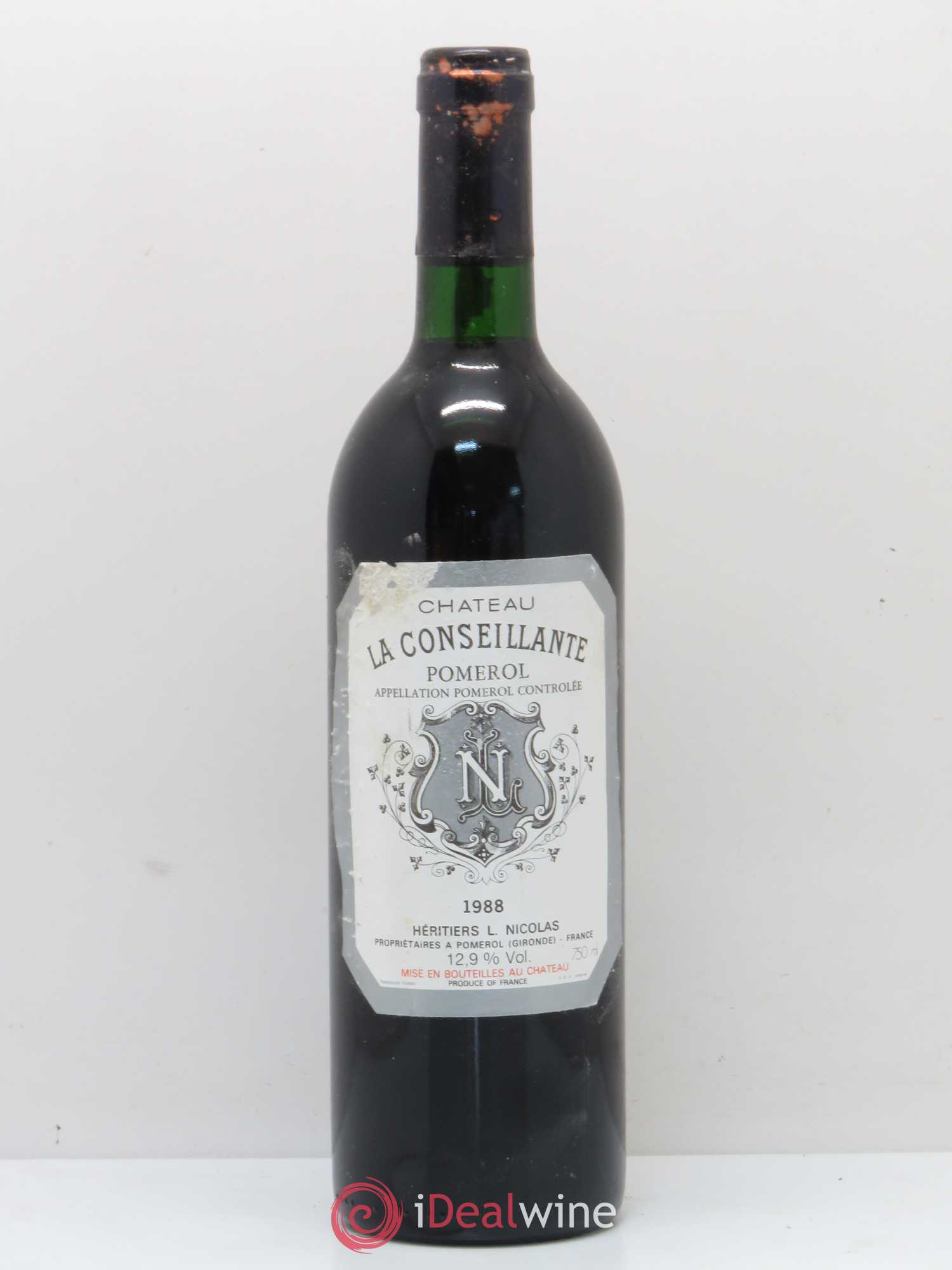 Château la Conseillante 1988 - Lot de 1 bouteille - 0