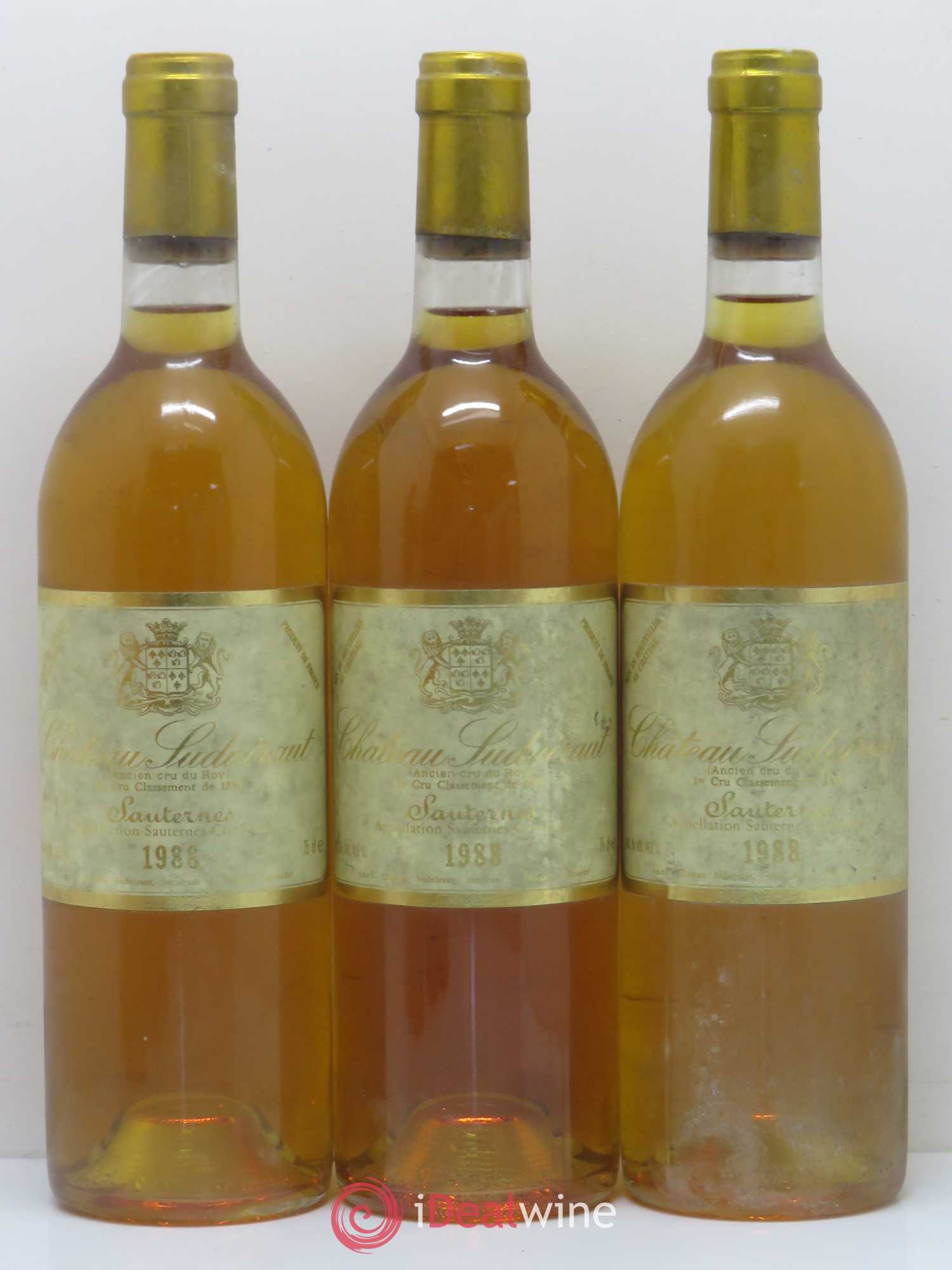 Château Suduiraut 1er Grand Cru Classé 1988 - Lotto di 6 bottiglie - 1