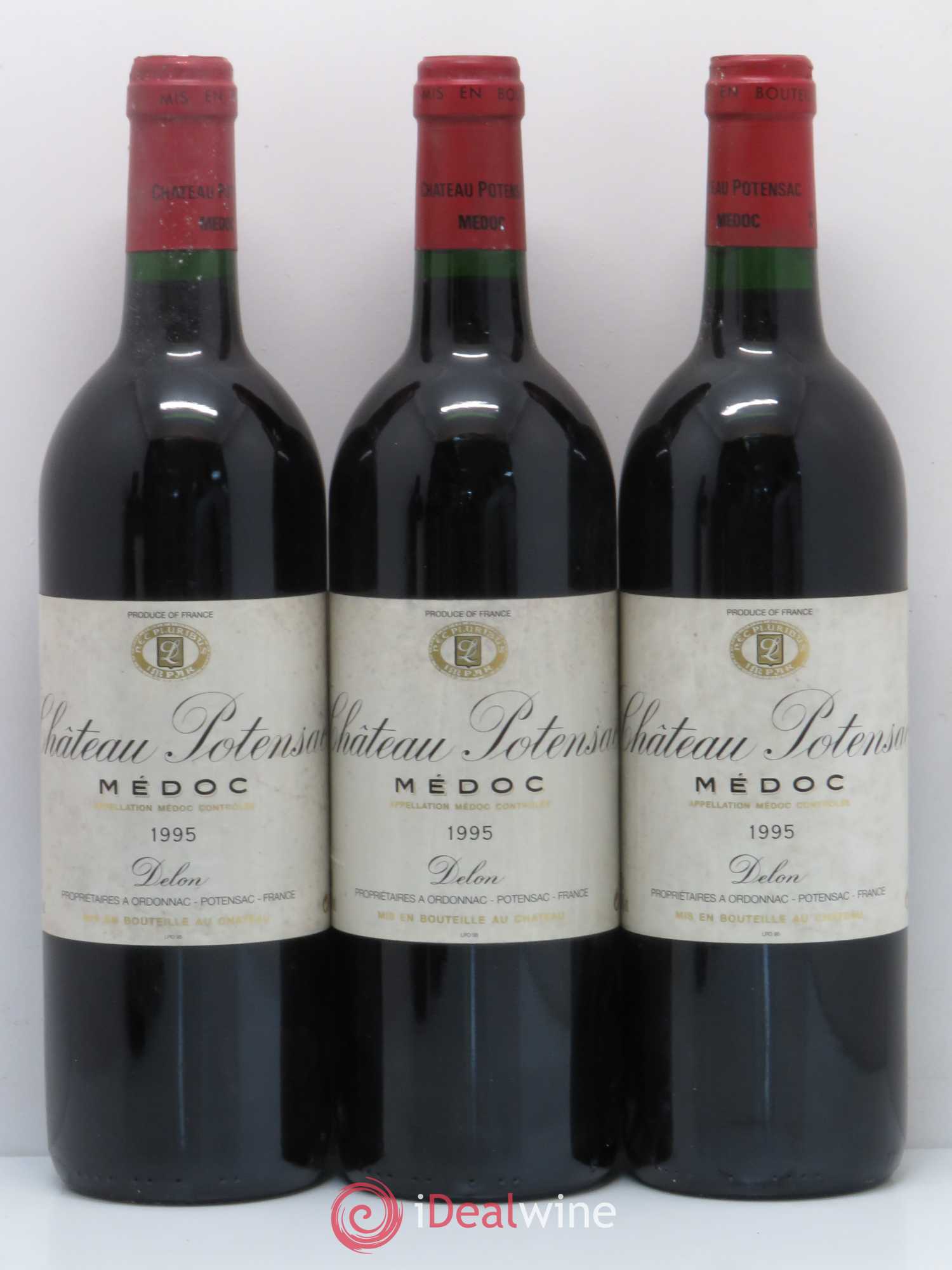 Château Potensac 1995 - Lot de 6 bouteilles - 1