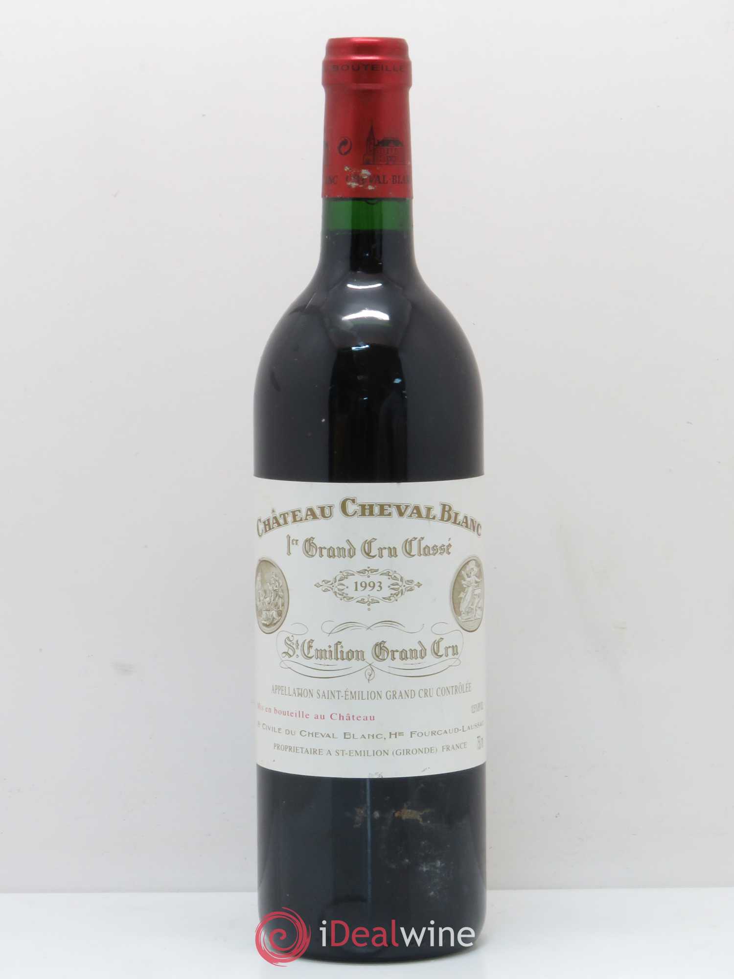Château Cheval Blanc 1er Grand Cru Classé A 1993 - Lot de 1 bouteille - 0