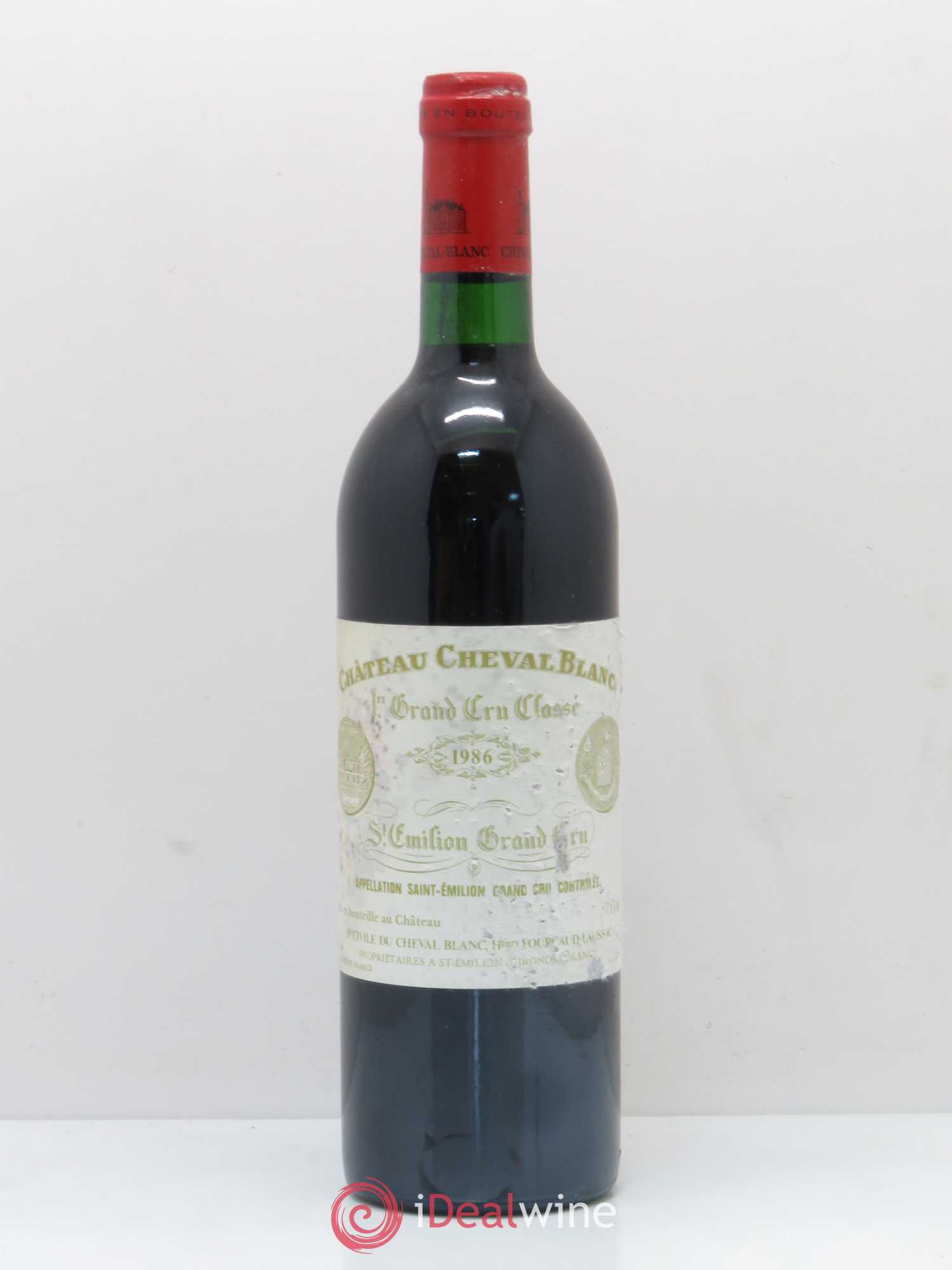 Château Cheval Blanc 1er Grand Cru Classé A 1986 - Lot de 1 bouteille - 0