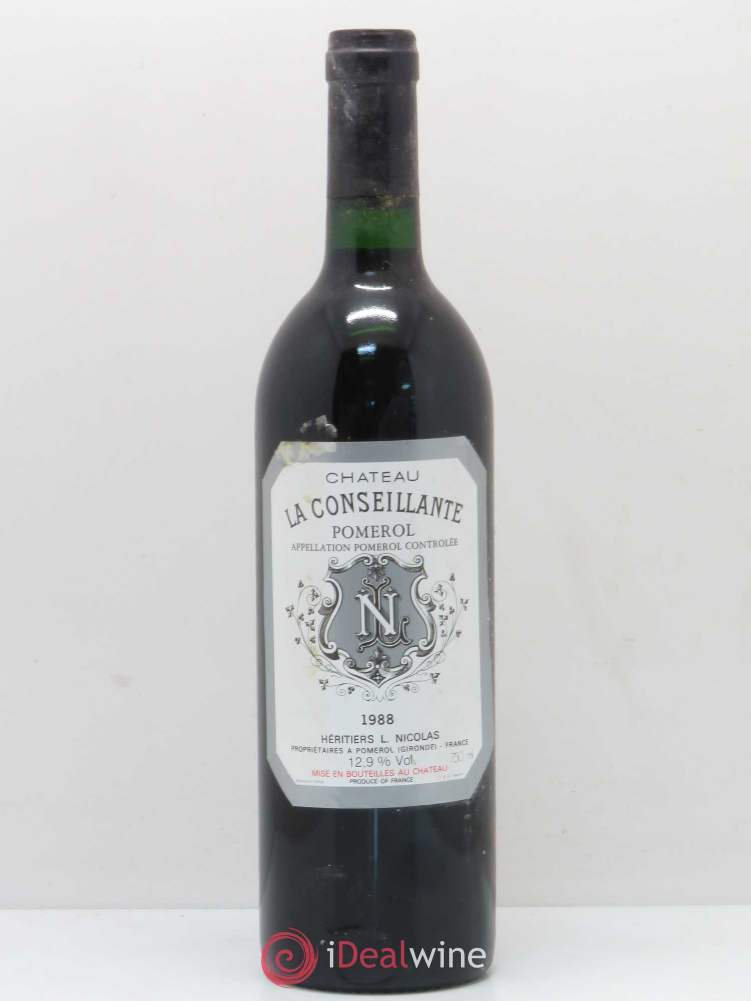 Château la Conseillante 1988 - Lot de 1 bouteille - 0