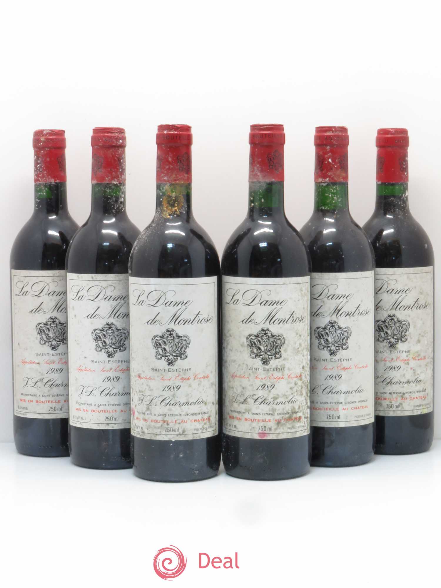 La Dame de Montrose Second Vin 1989 - Lot de 6 bouteilles - 0