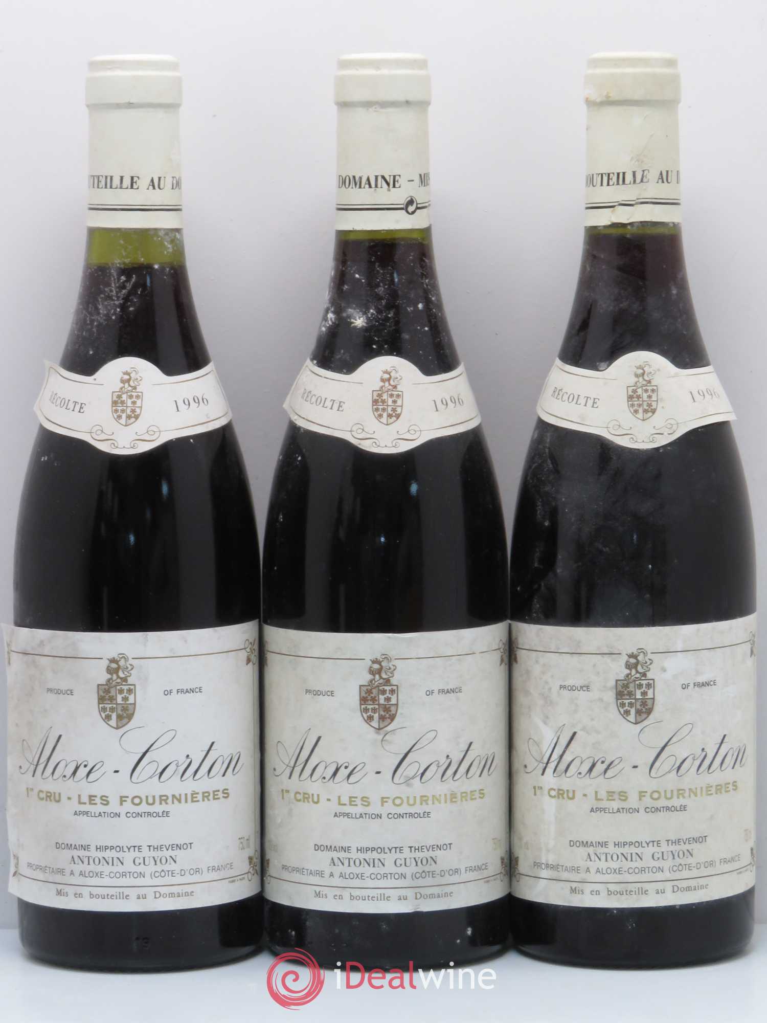 Aloxe-Corton 1er Cru Les Fournieres Domaine Antonin Guyon 1996 - Lot de 6 bouteilles - 1