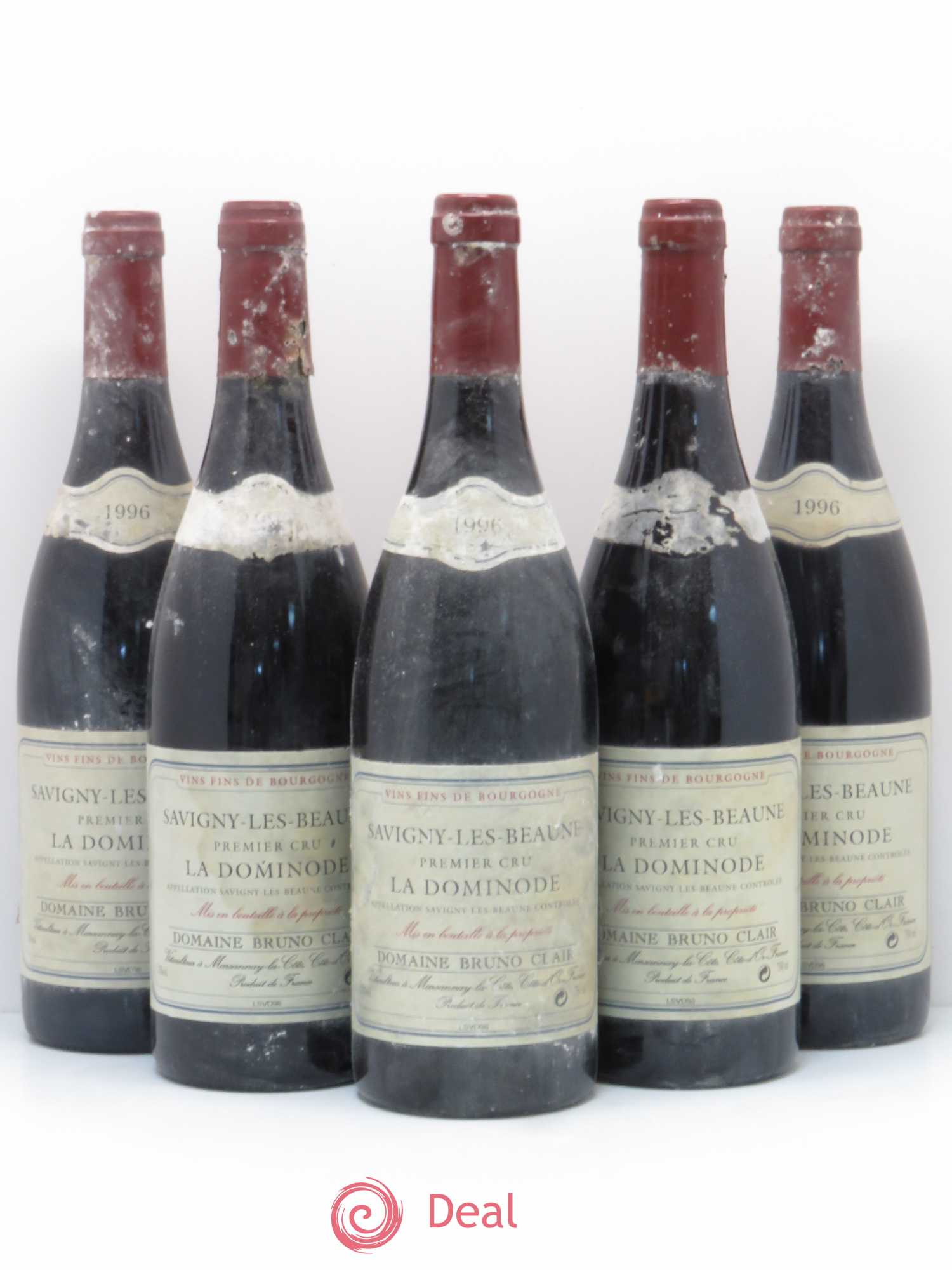 Savigny-lès-Beaune 1er Cru La Dominode Bruno Clair (Domaine) 1996 - Lot de 5 bouteilles - 0
