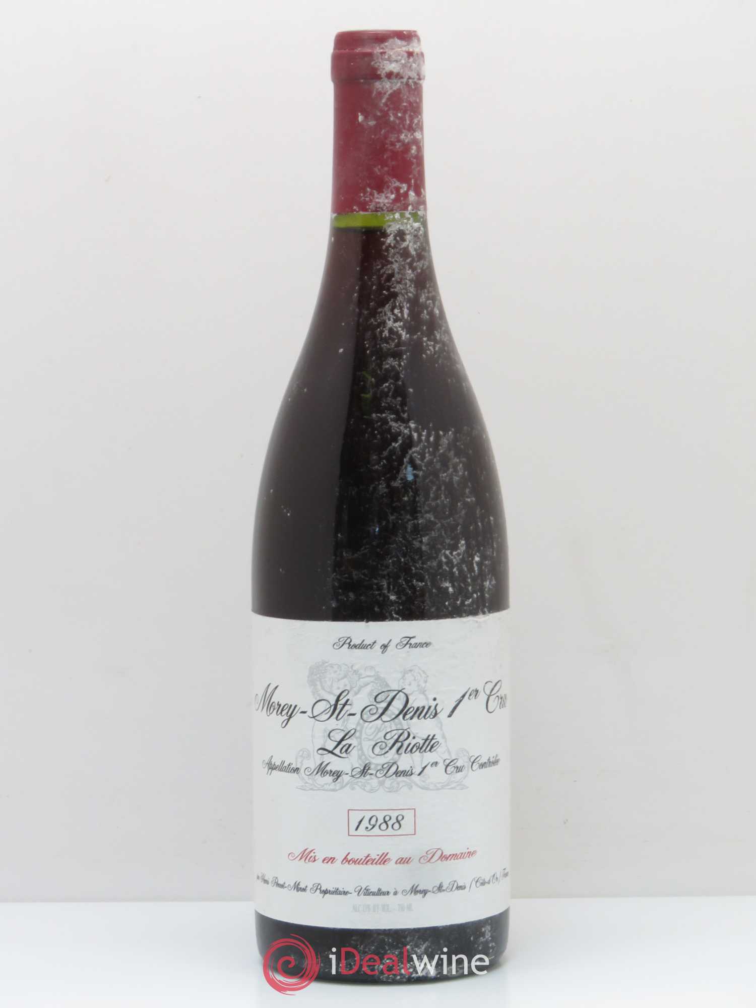 Morey-Saint-Denis 1er Cru La Riotte Vieilles Vignes Perrot-Minot 1988 - Lot de 1 bouteille - 0