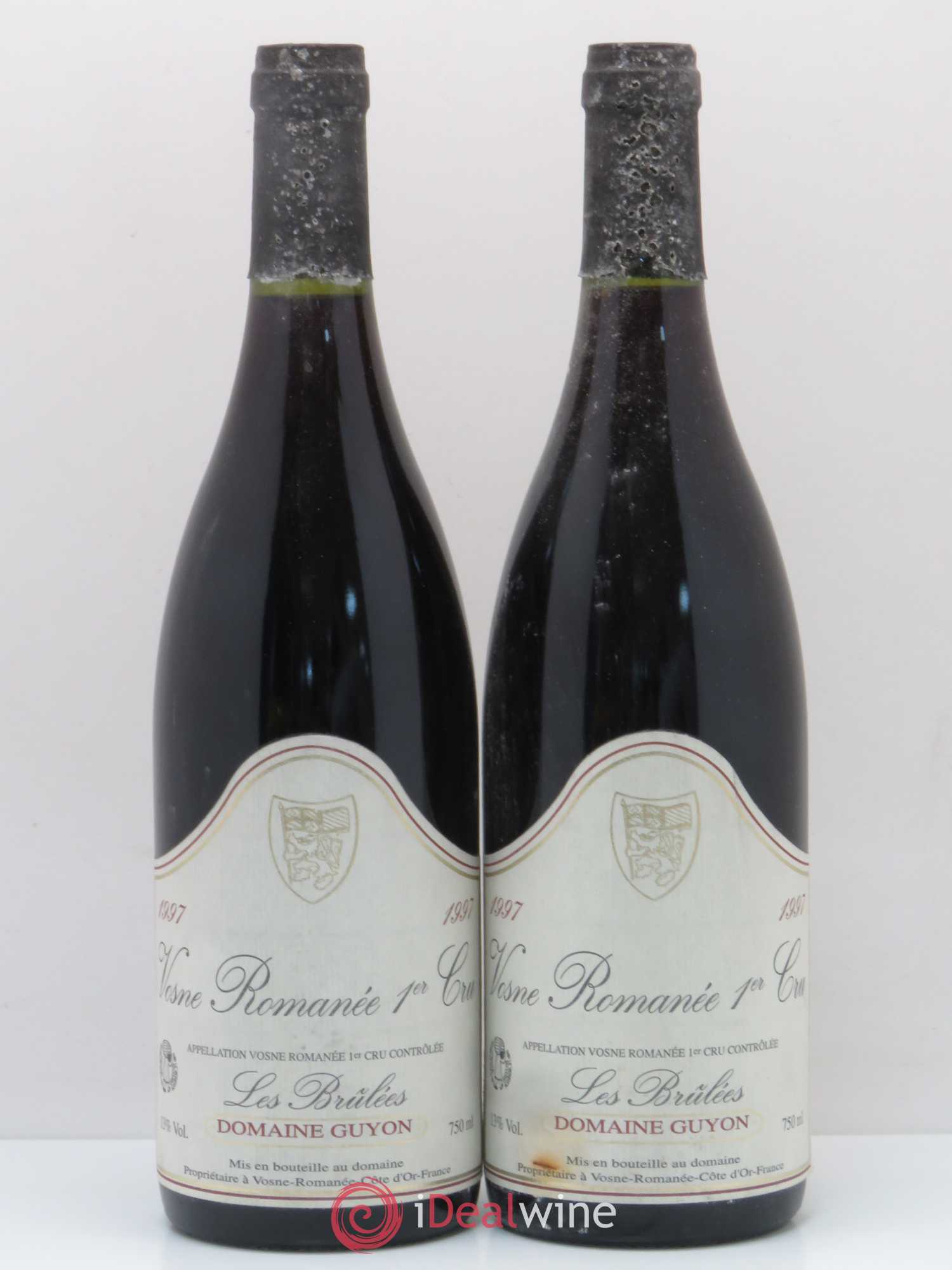Vosne-Romanée 1er Cru Les Brûlees JP & M. Guyon 1997 - Posten von 2 Flaschen - 0